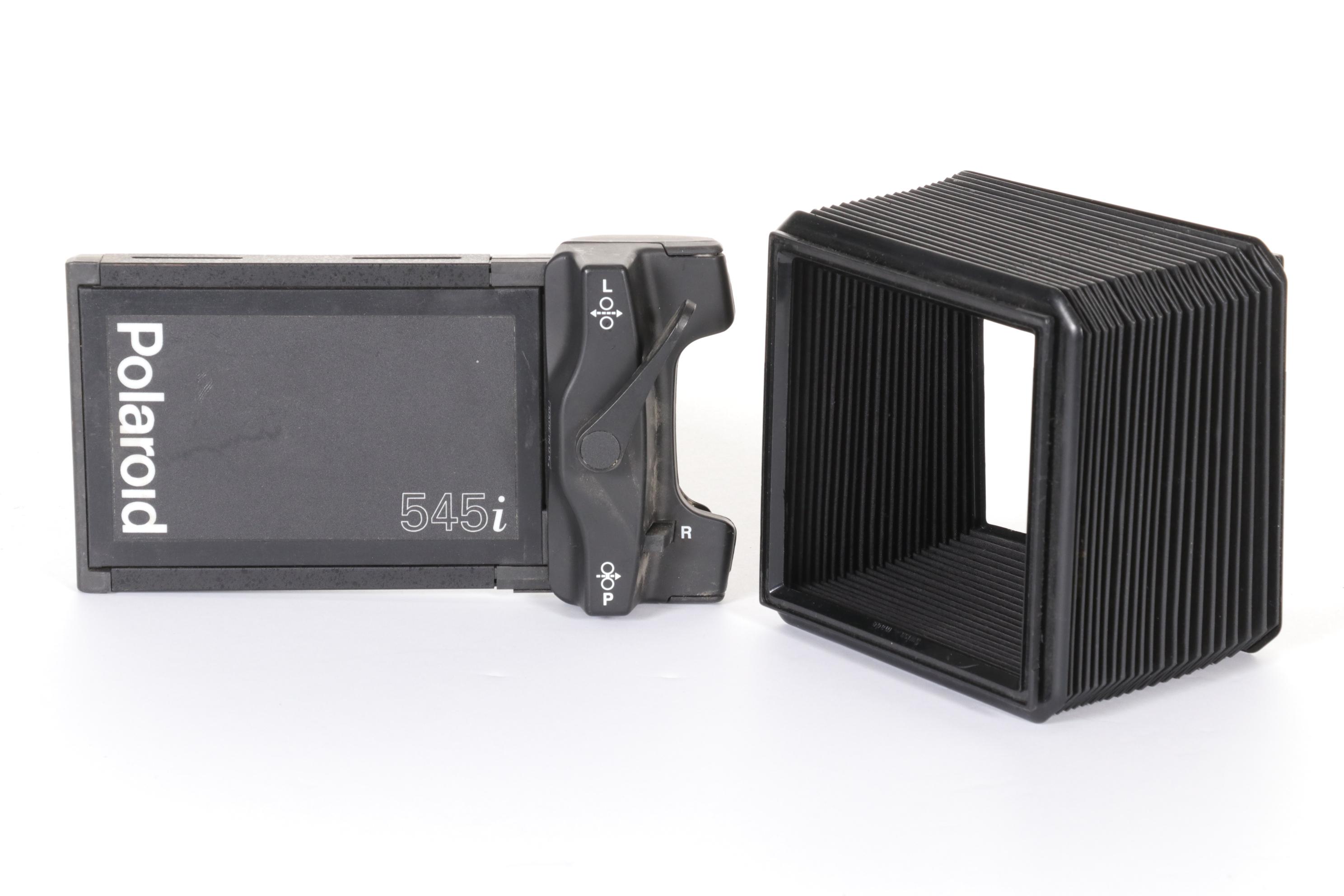 Calumet Large Format Film Monorail Camera Body with Polaroid 545i Film Holder