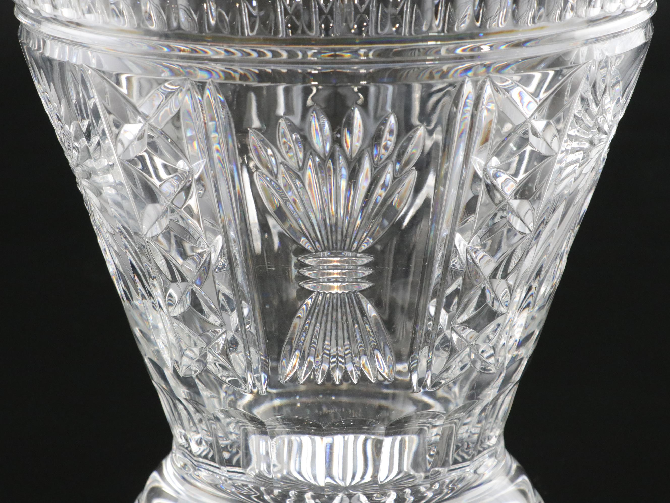 Waterford "Millennium" Champagne Ice Bucket Featuring Five Toasts Side Panels