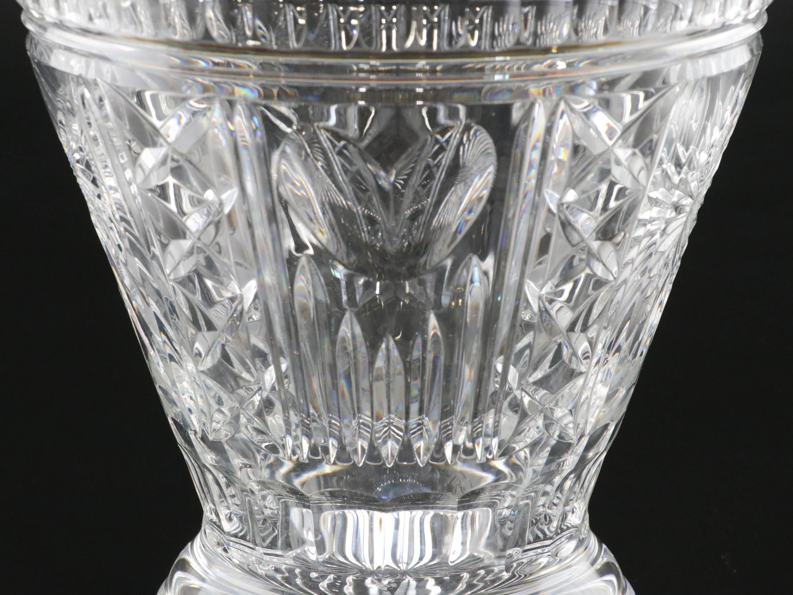 Waterford "Millennium" Champagne Ice Bucket Featuring Five Toasts Side Panels