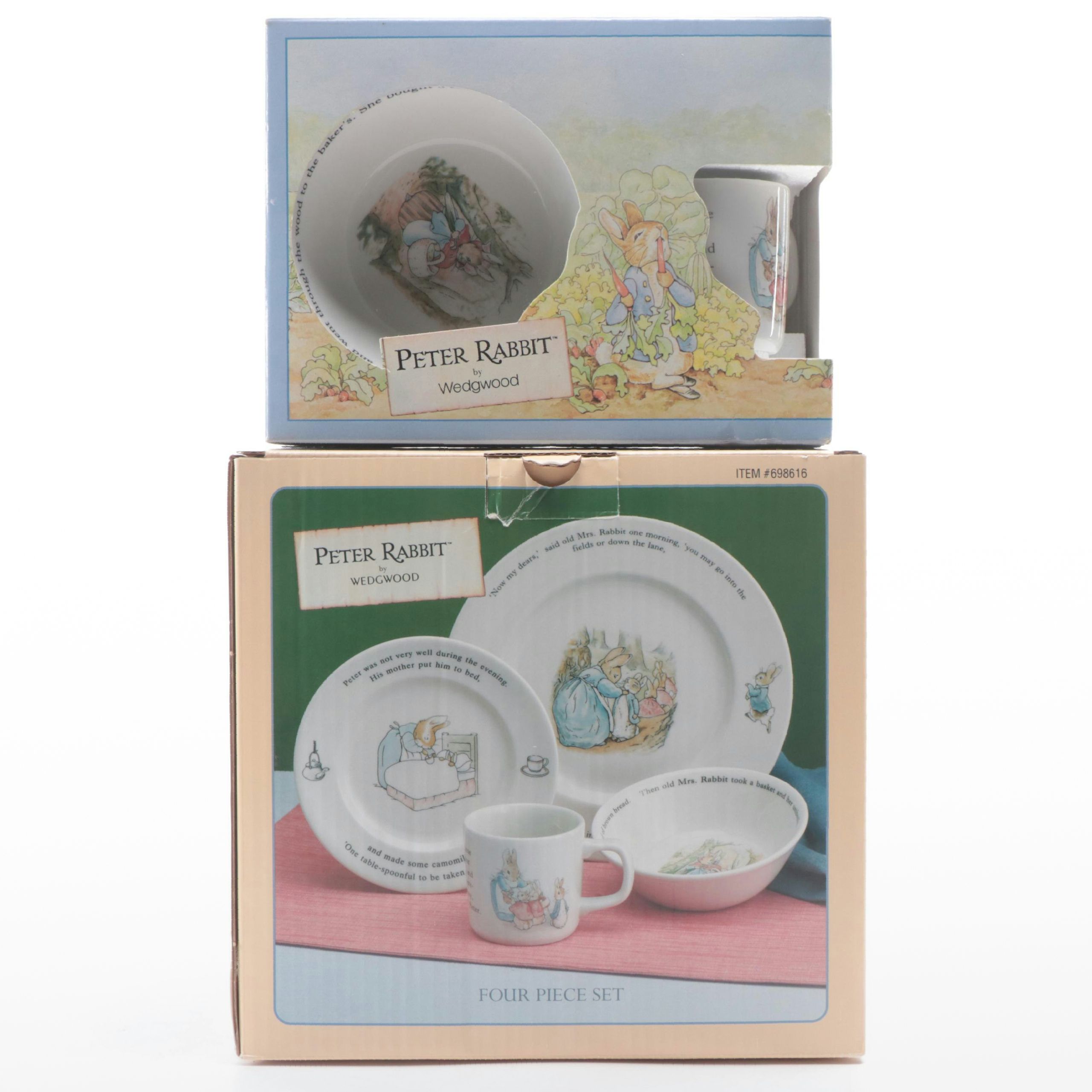 Wedgwood "Peter Rabbit" Children's Dinnerware Sets