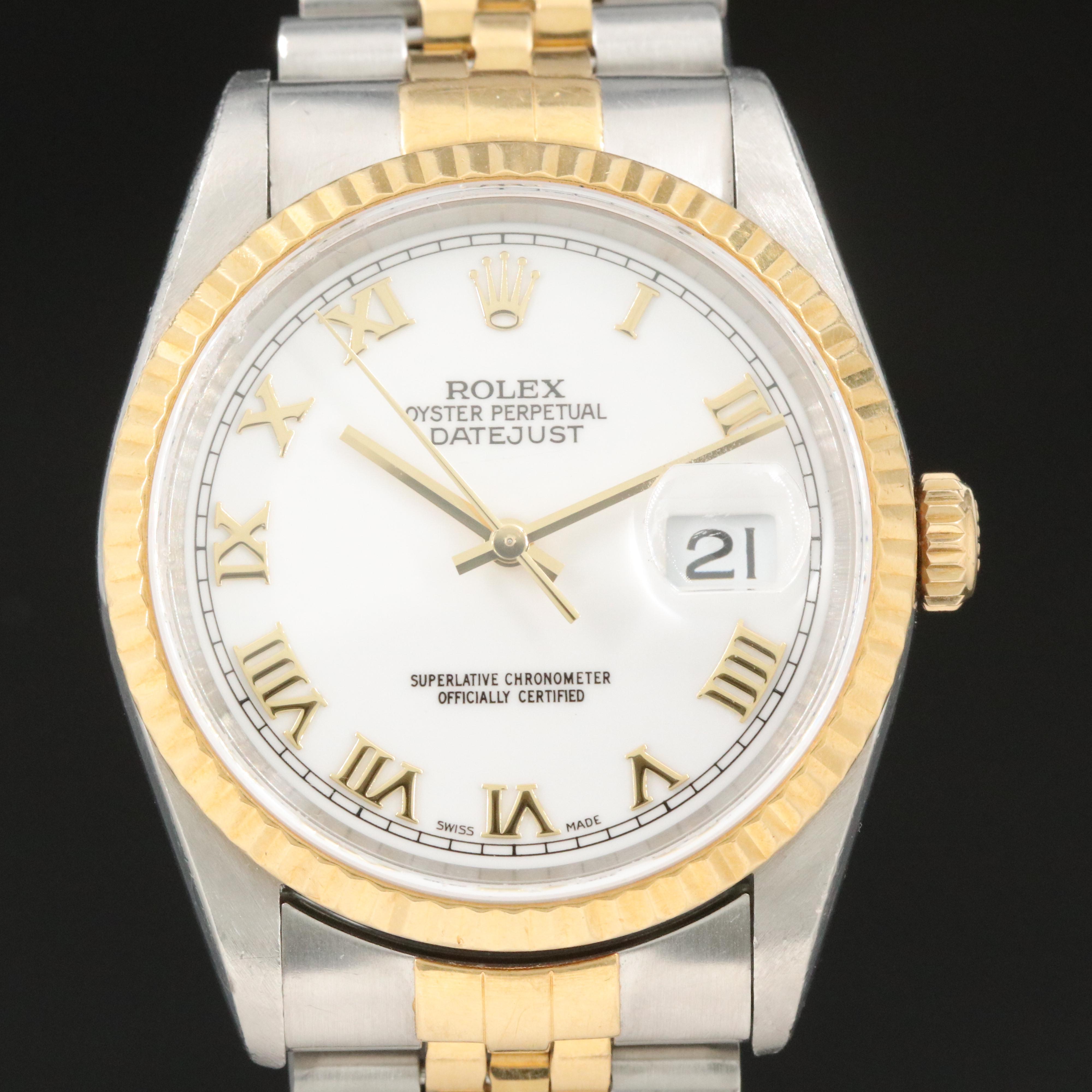 1997 Rolex Datejust 36MM Two-Tone Watch
