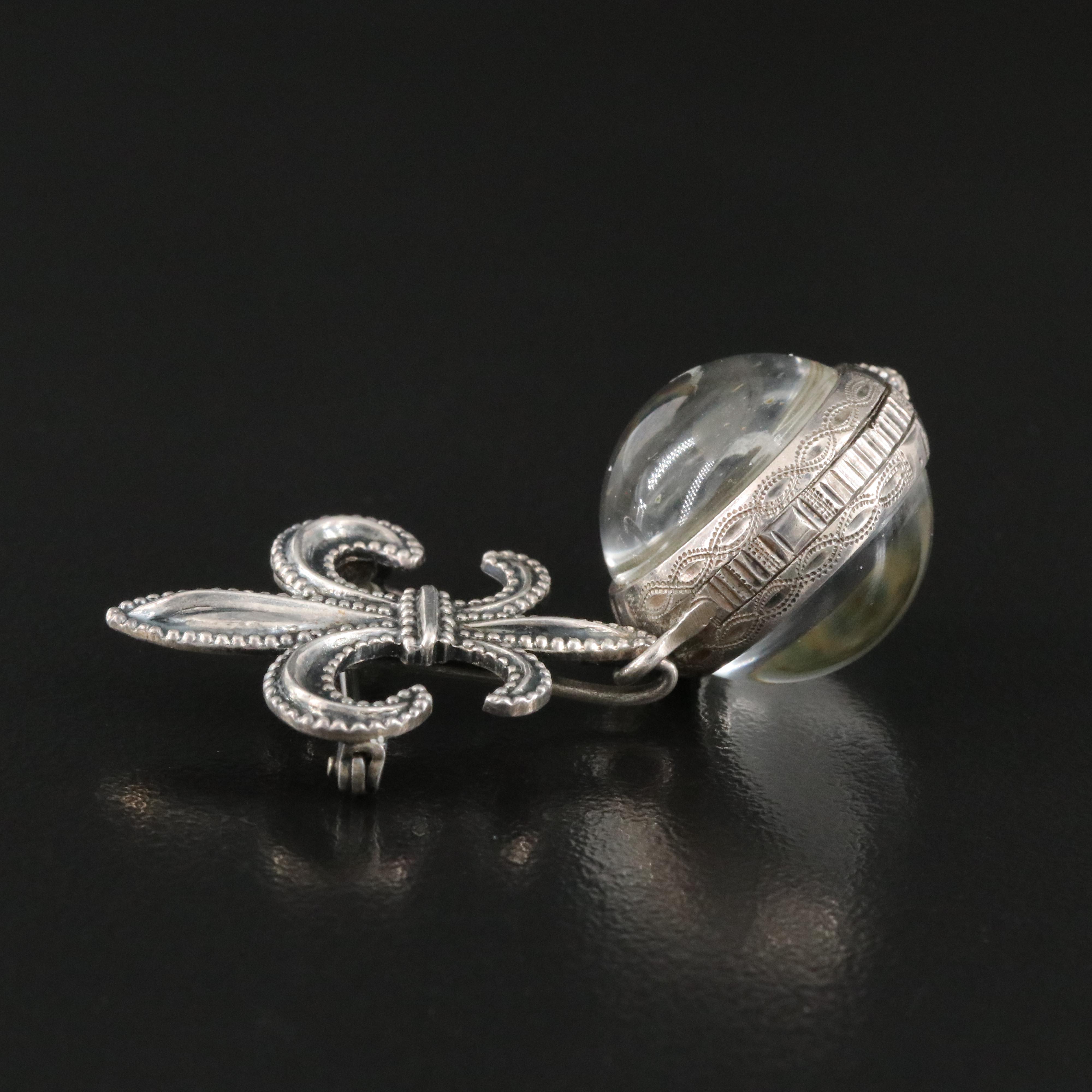 C. Bucherer Swiss Stem Wind Pendant Watch