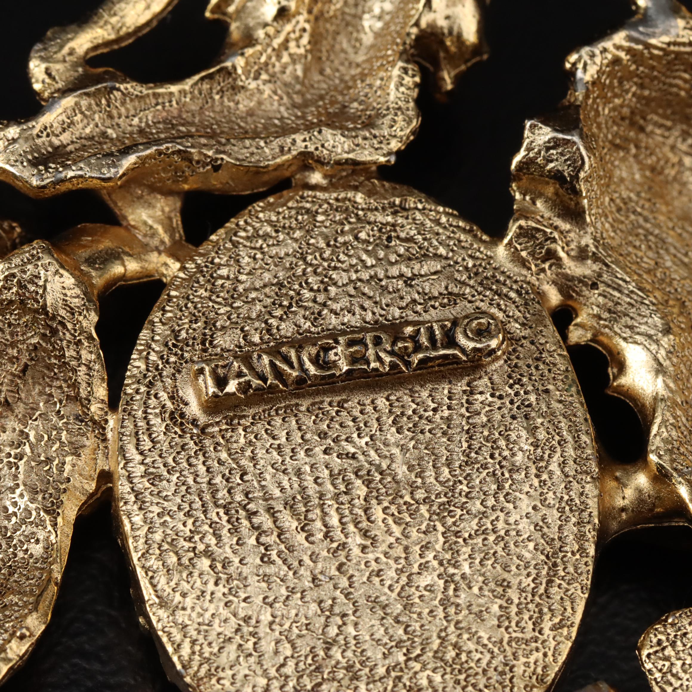 Tancer II Enamel Coat of Arms Brooch