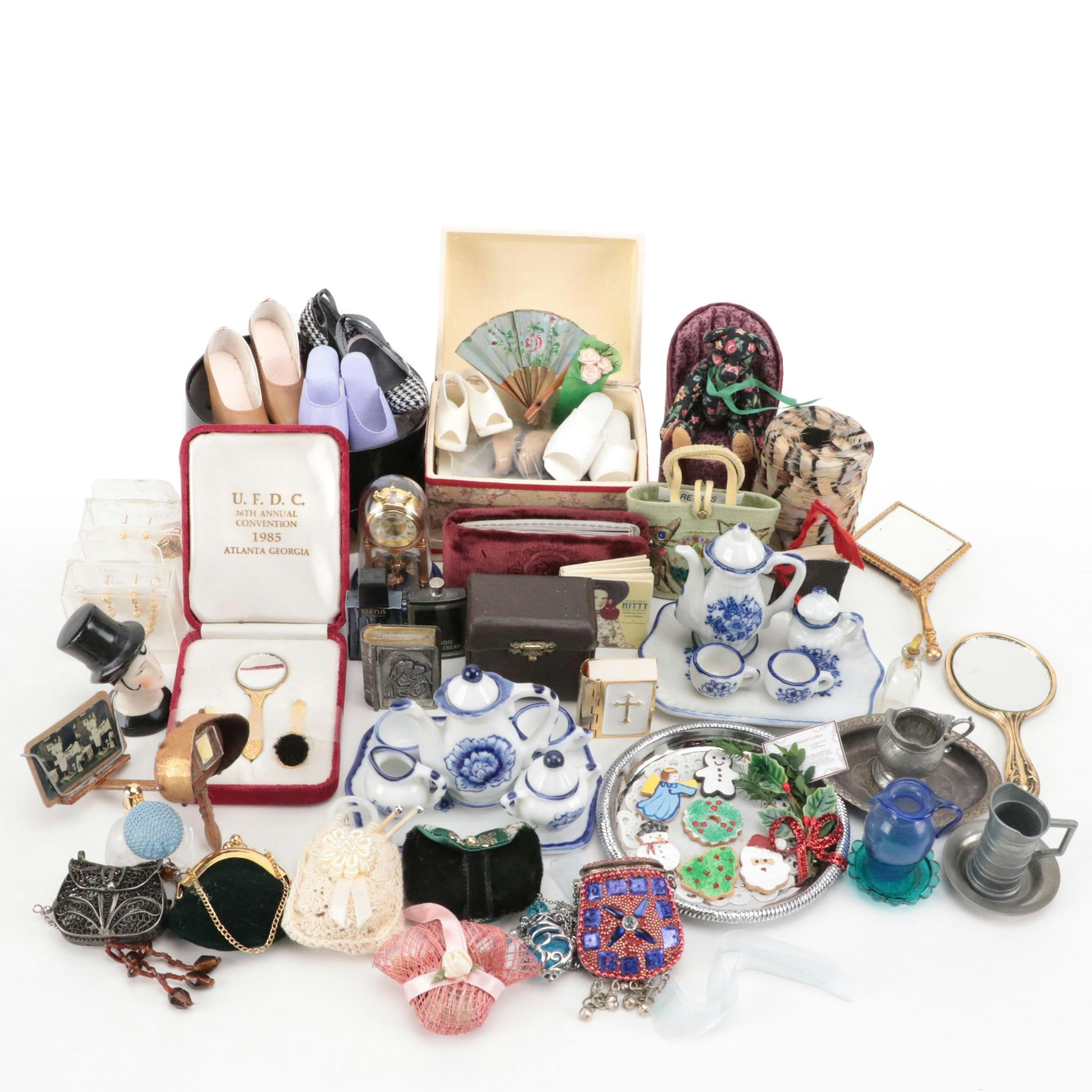 Doll Shoes and Accessories with Other Miniature Decor