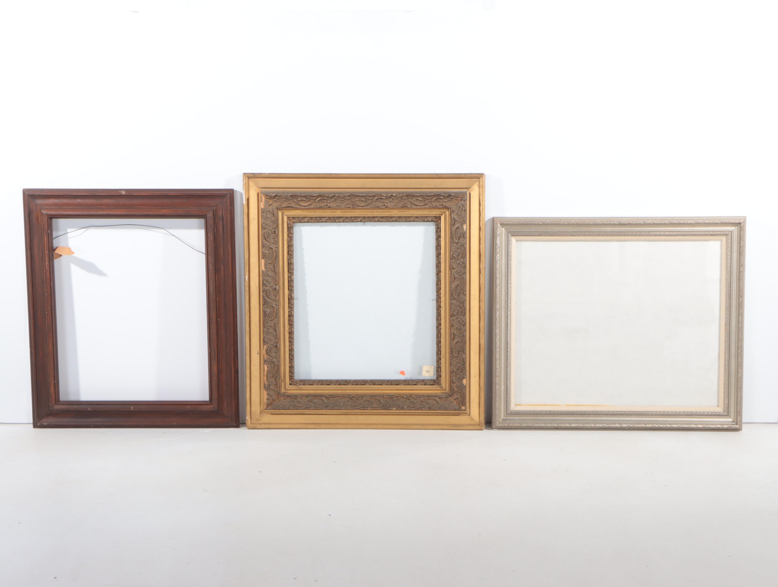 Art Frame Gallery Blue-Matted Frames with Assorted Frame Collection