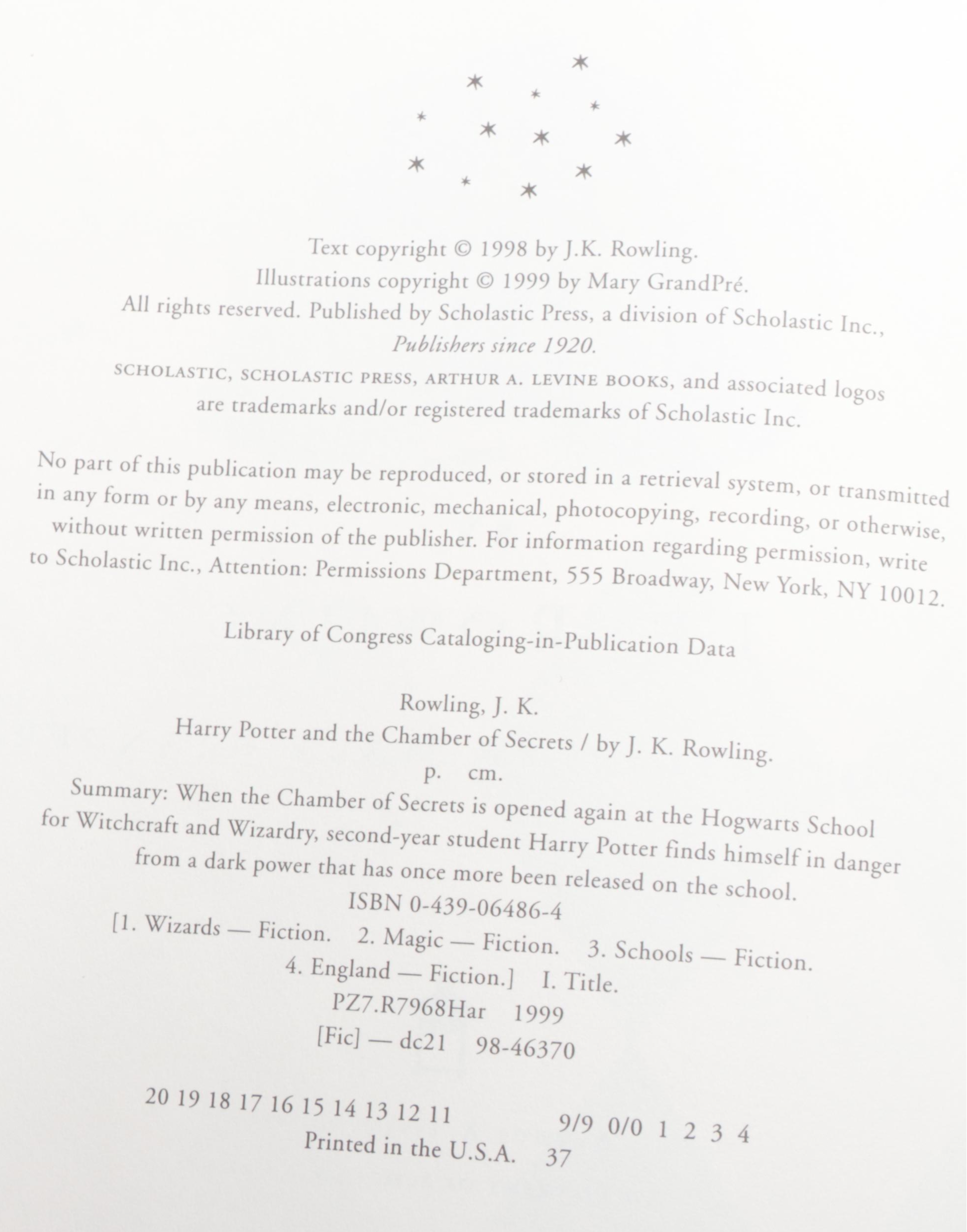 First American Edition "Harry Potter" Complete Series by J. K. Rowling