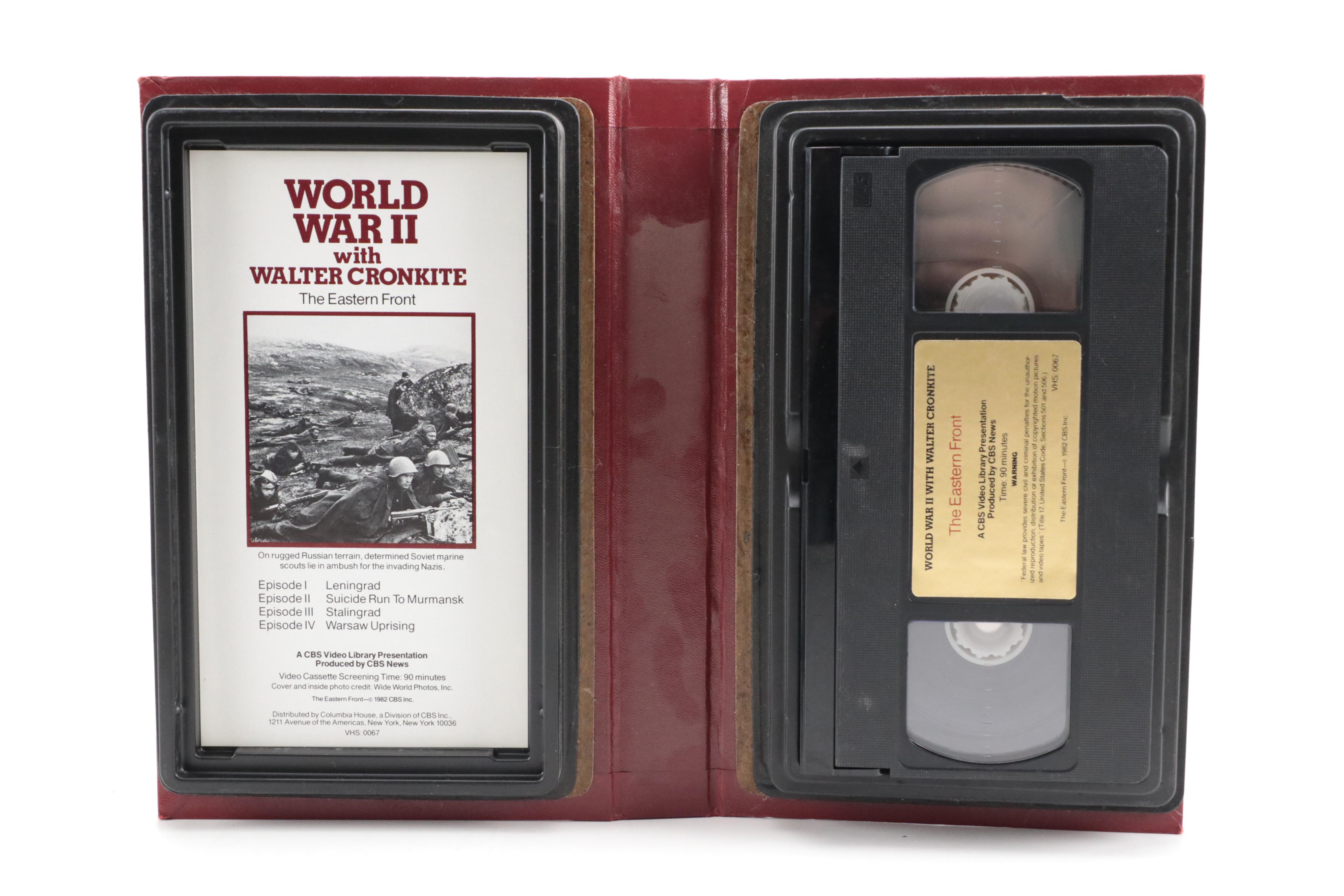 National Geographic Encyclopedia, World War II Documentaries and More VHS Tapes