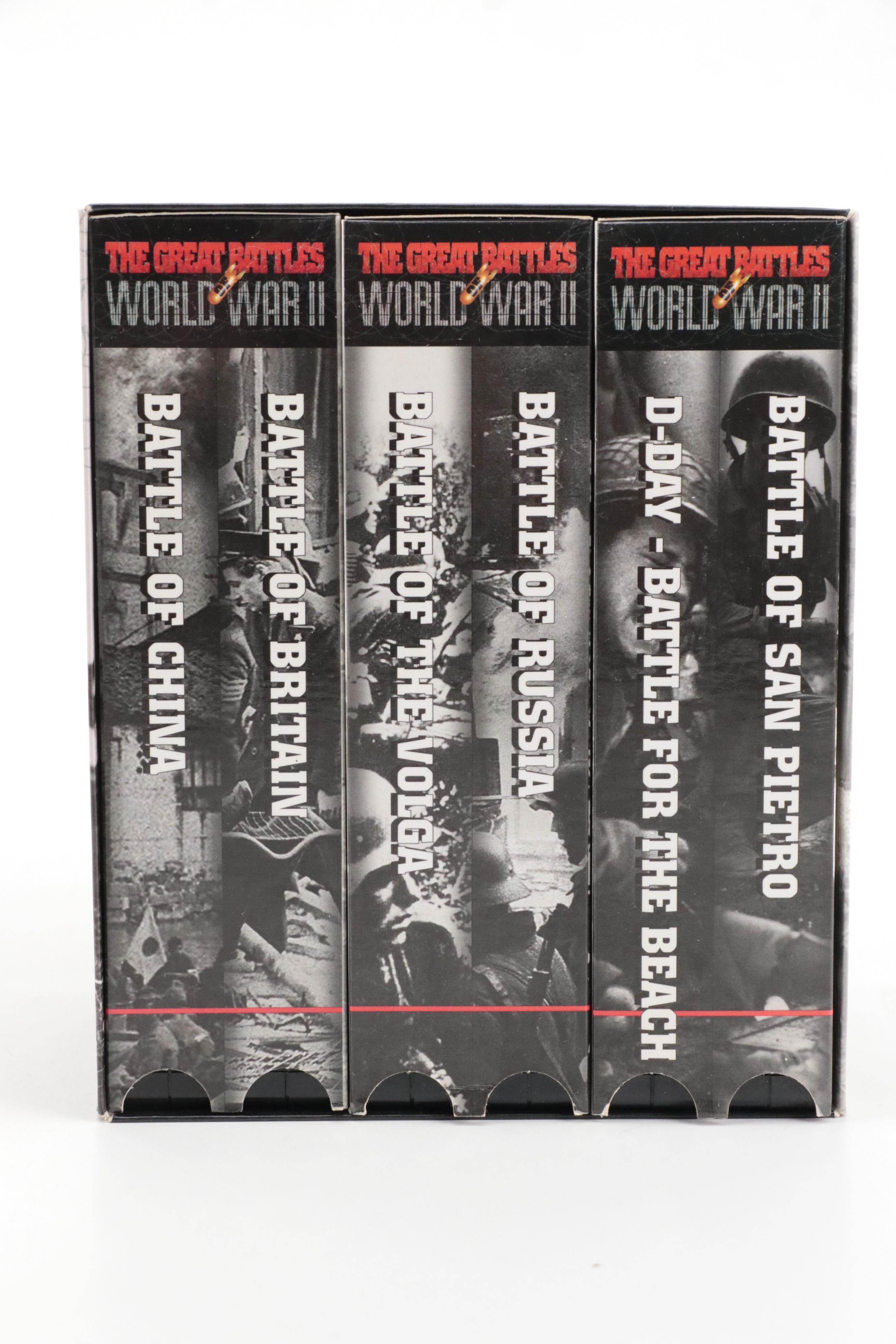 National Geographic Encyclopedia, World War II Documentaries and More VHS Tapes