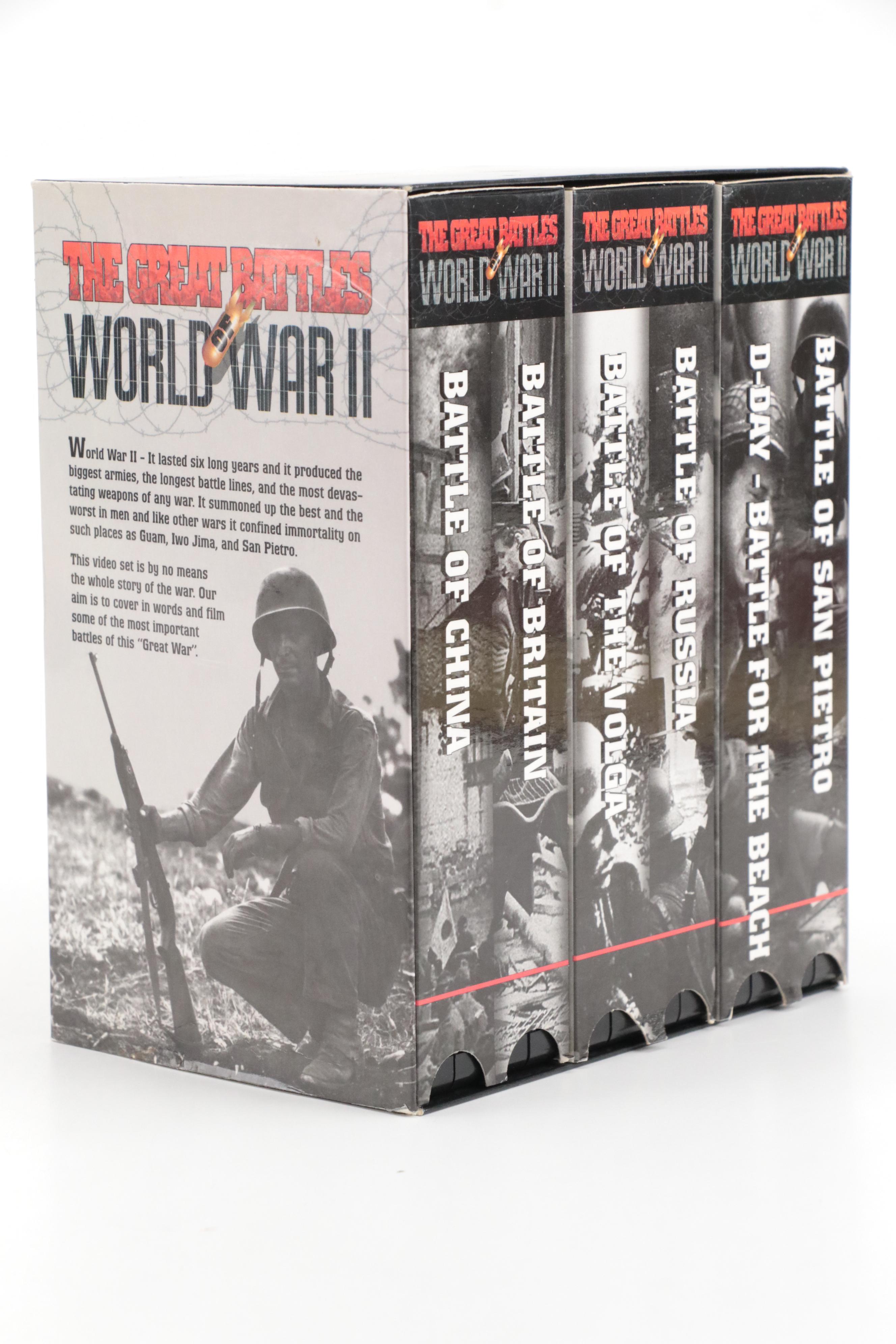 National Geographic Encyclopedia, World War II Documentaries and More VHS Tapes