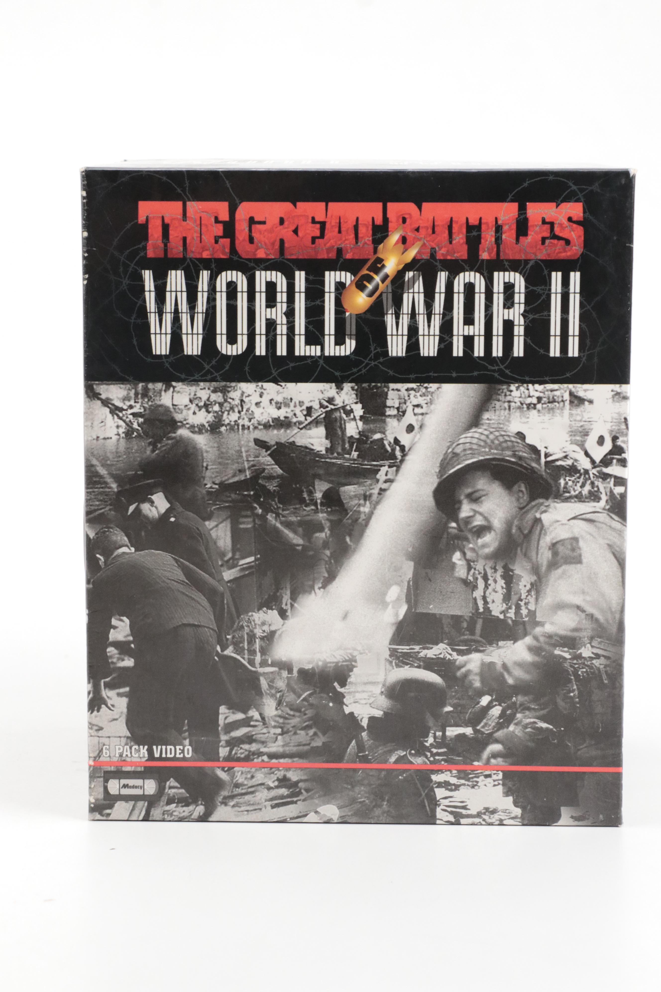 National Geographic Encyclopedia, World War II Documentaries and More VHS Tapes