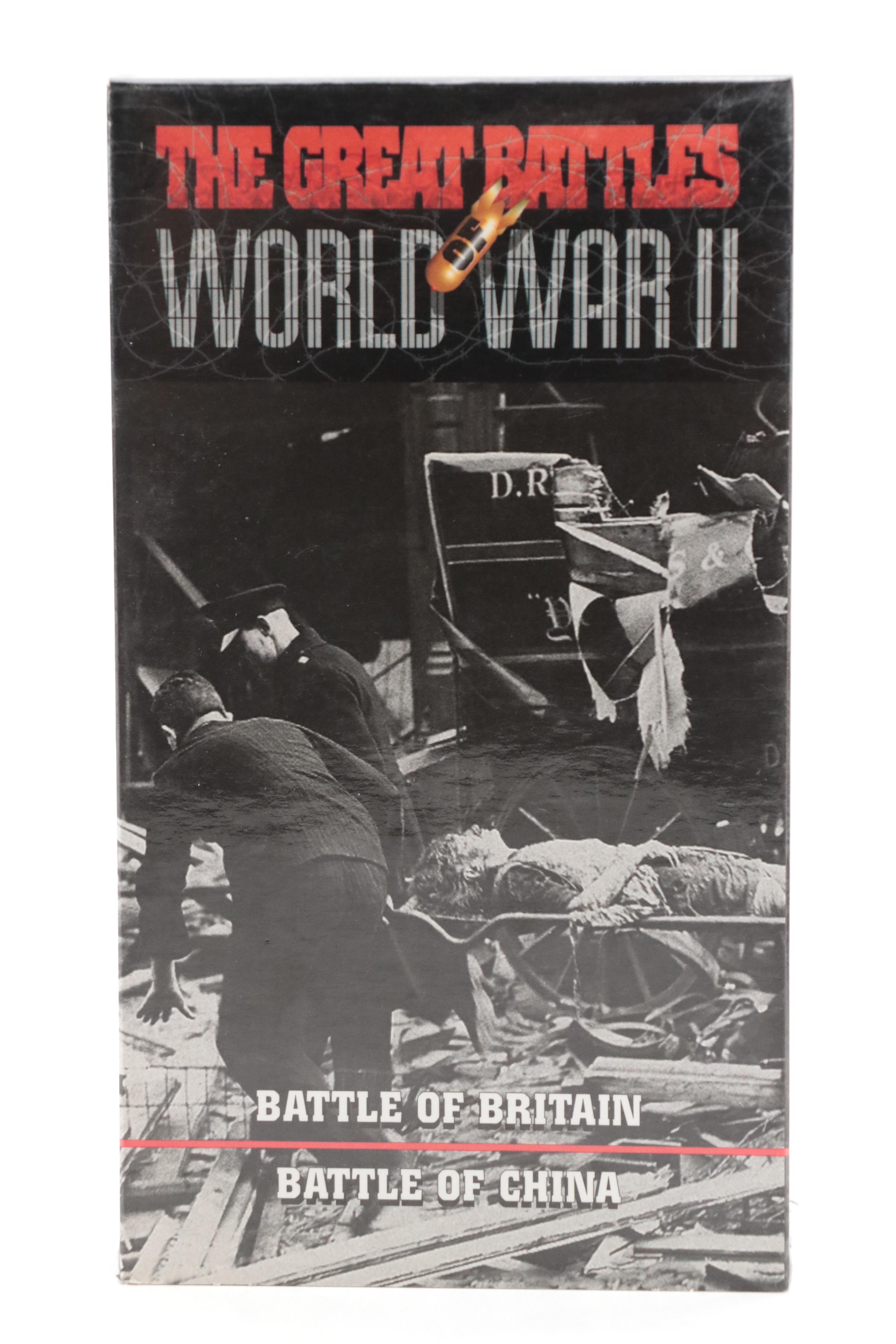 National Geographic Encyclopedia, World War II Documentaries and More VHS Tapes