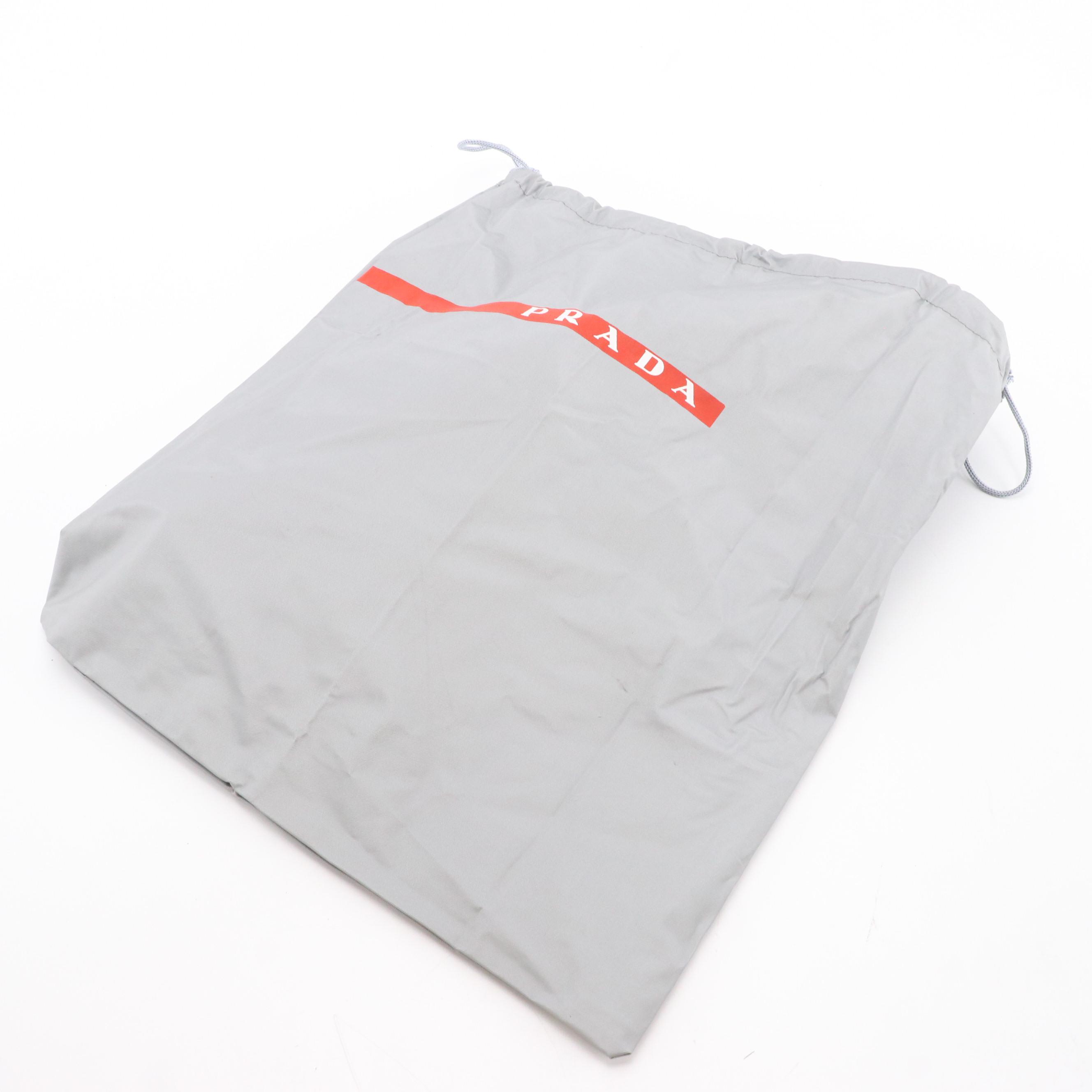 Prada Bicolor Leather Slingbacks with Buckle Strap Detail