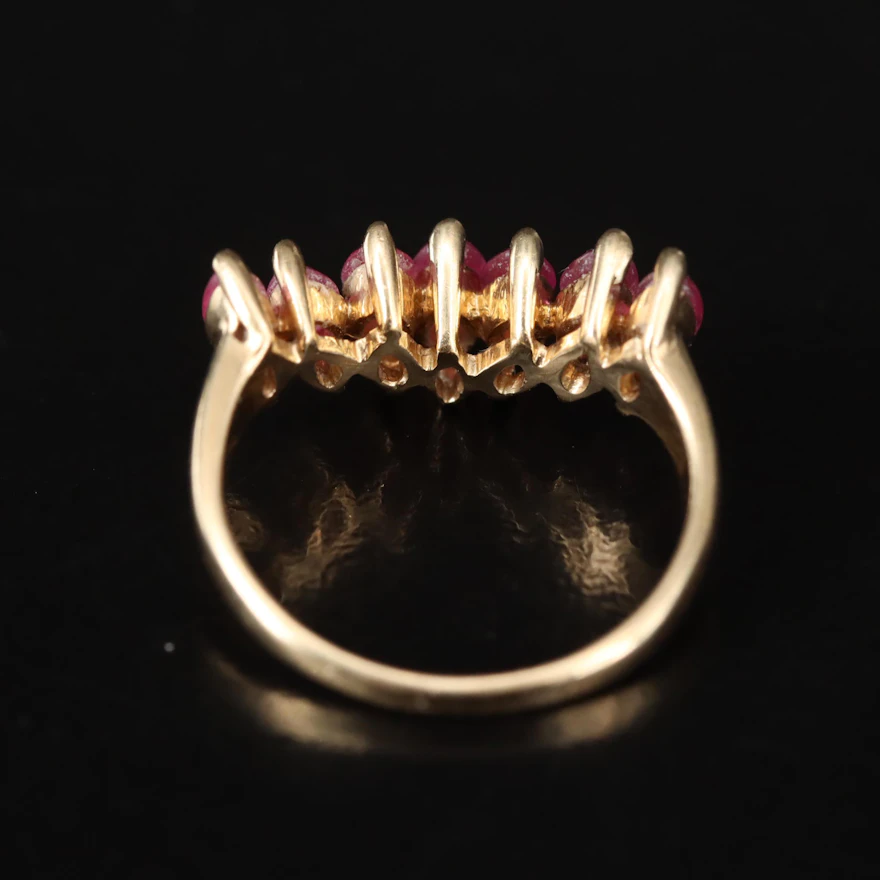 14K Ruby Enhancer Rings | Everything But The House