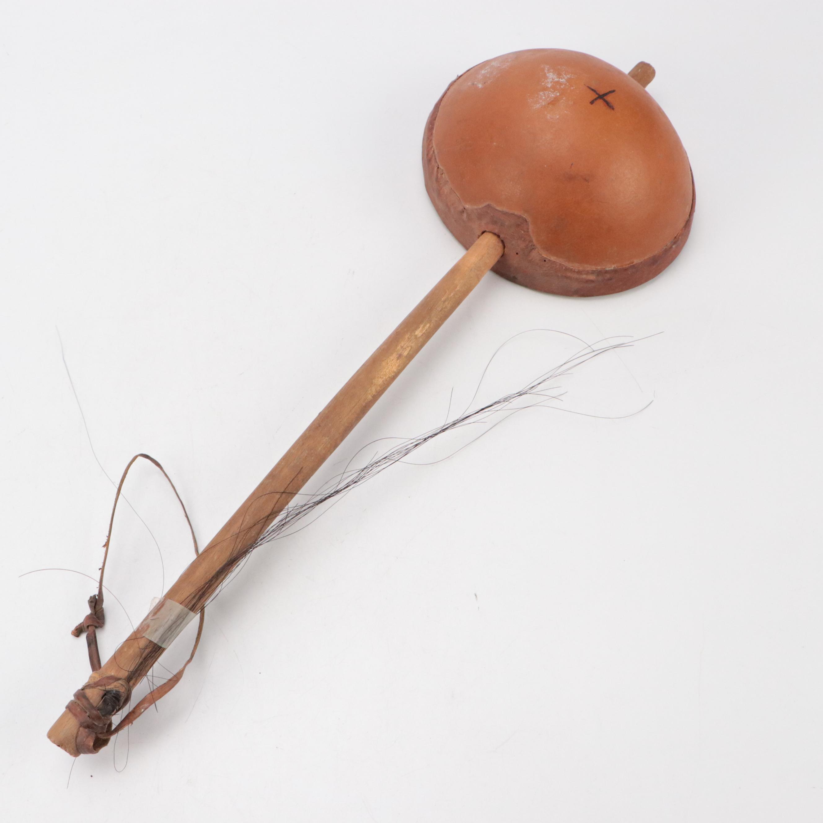 Chimu Style Weaving, African Painted Panel, Shark Tooth War Club, Goje and More