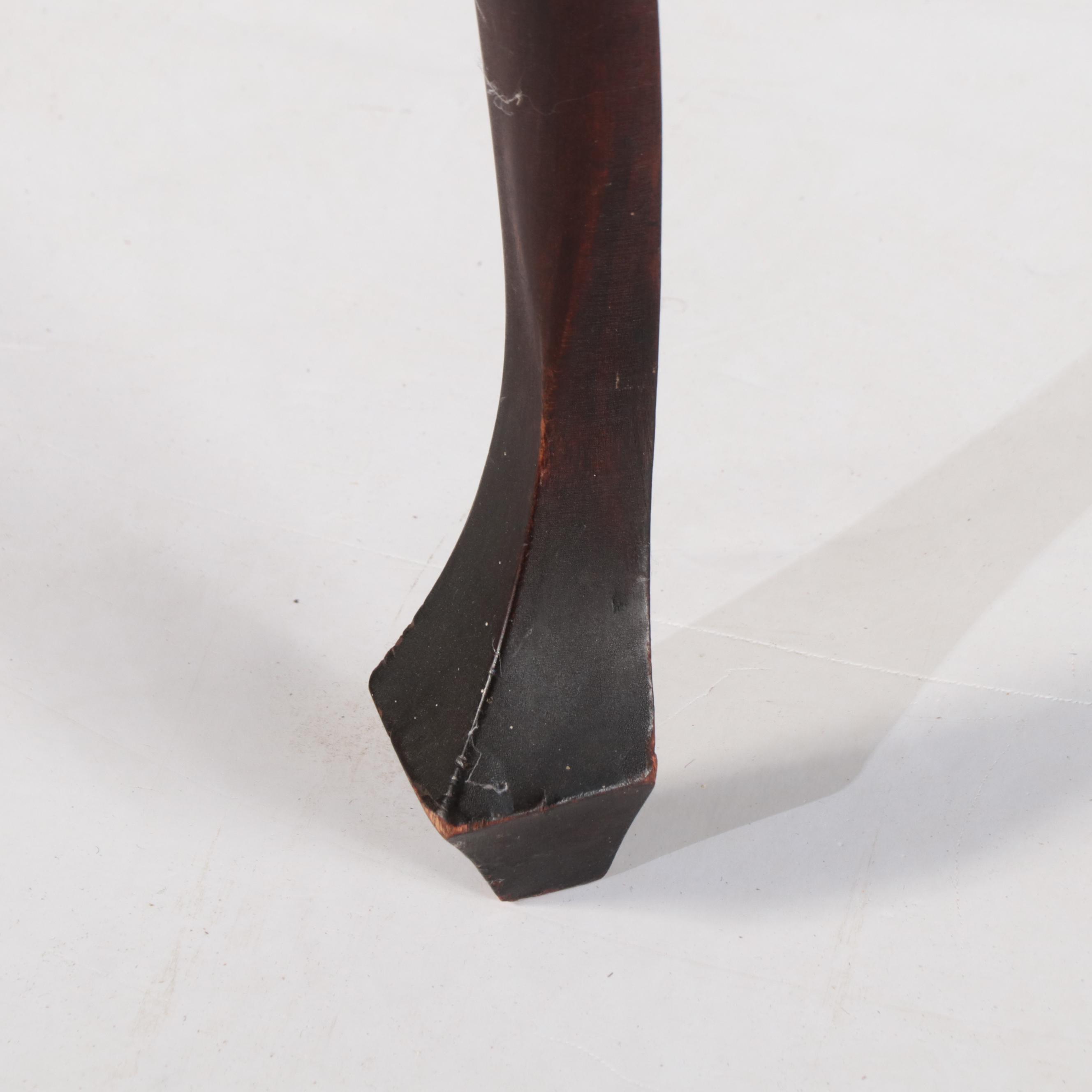 Late Victorian Mahogany and Birch Two-Tier Parlor Table, Early 20th Century