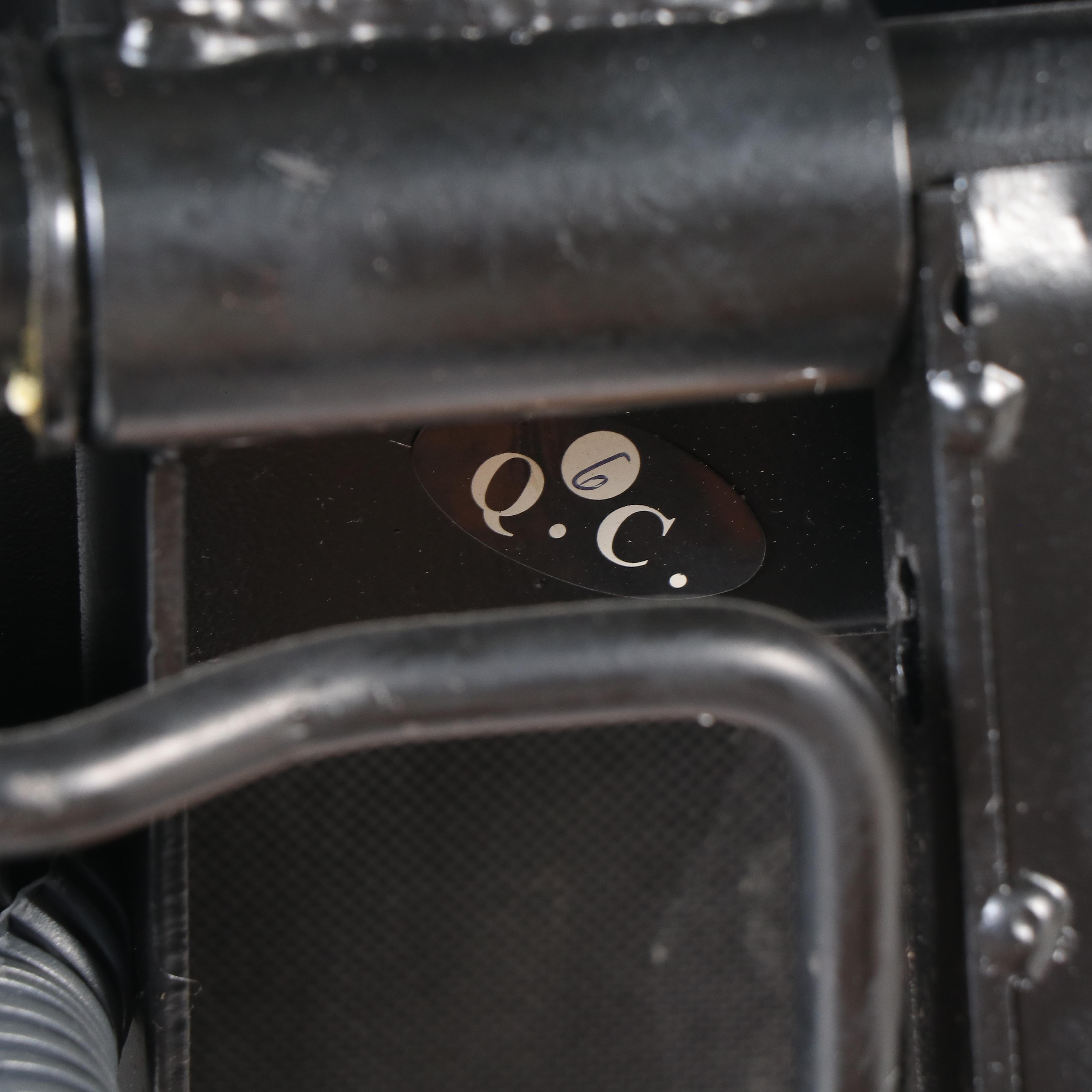 Contemporary Hardwood and Faux-Leather Adjustable-Height Swivel-Tilt Desk Chair