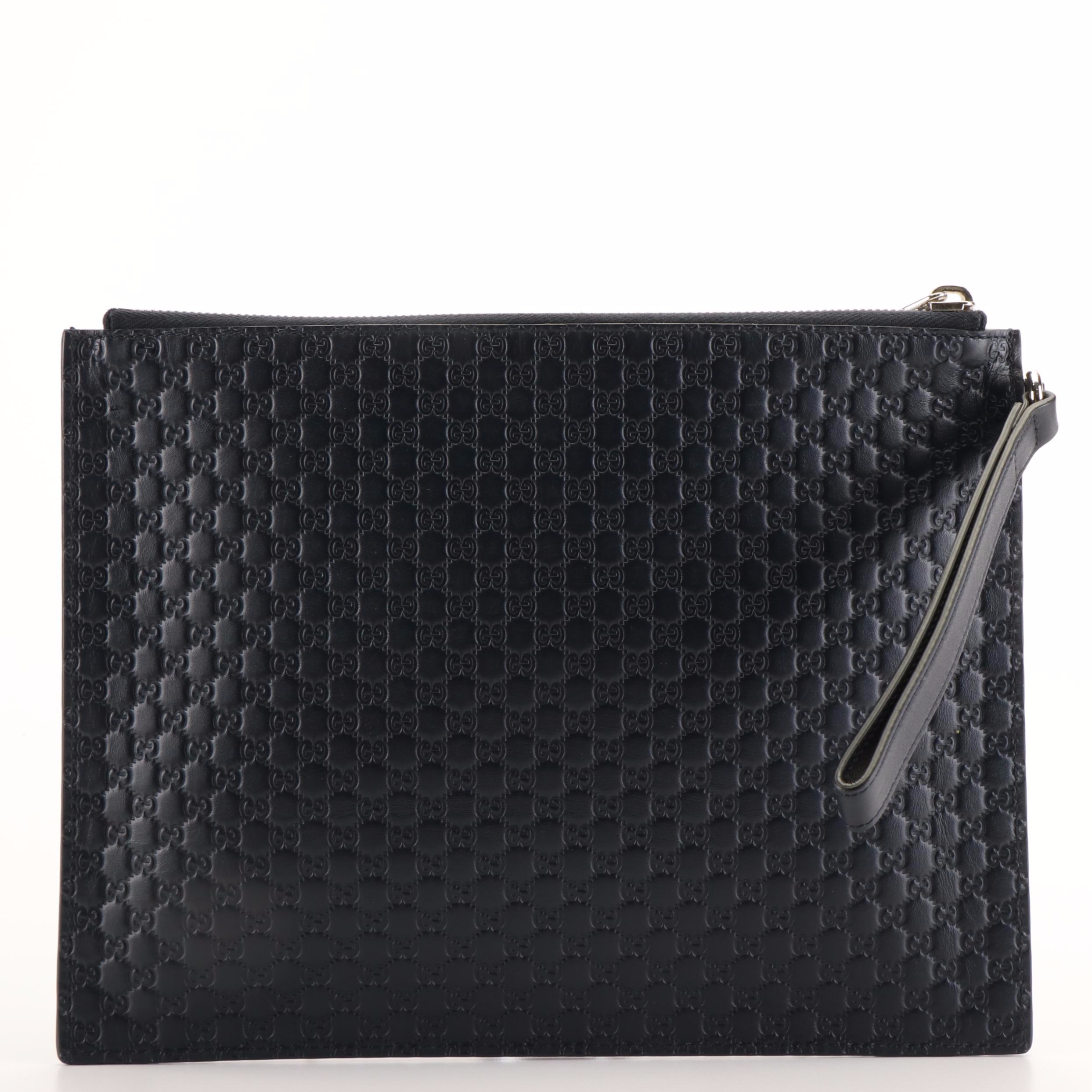 Gucci Microguccissima Clutch Bag with Wristlet