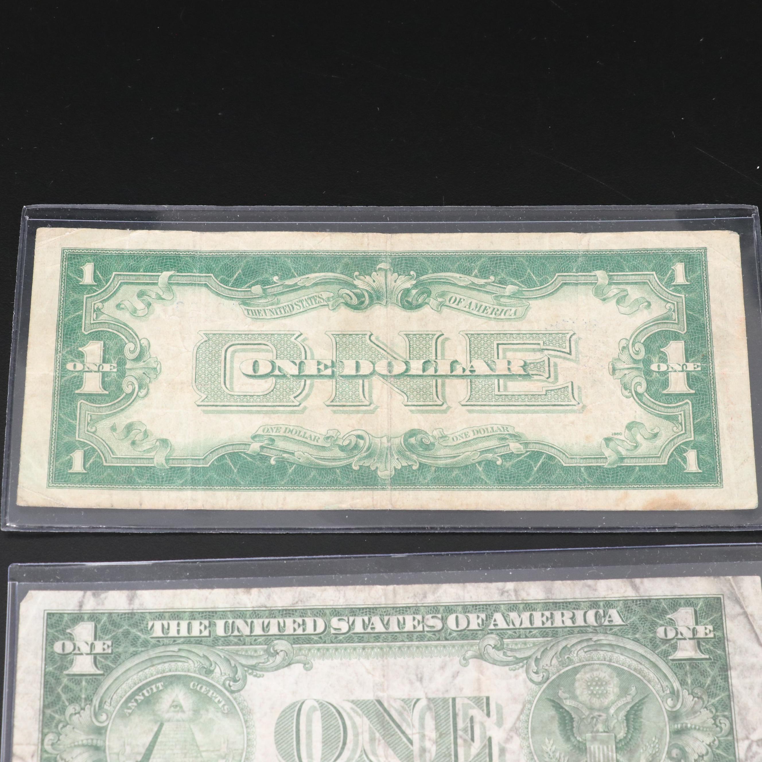 Collection of Ten Different U. S. Notes