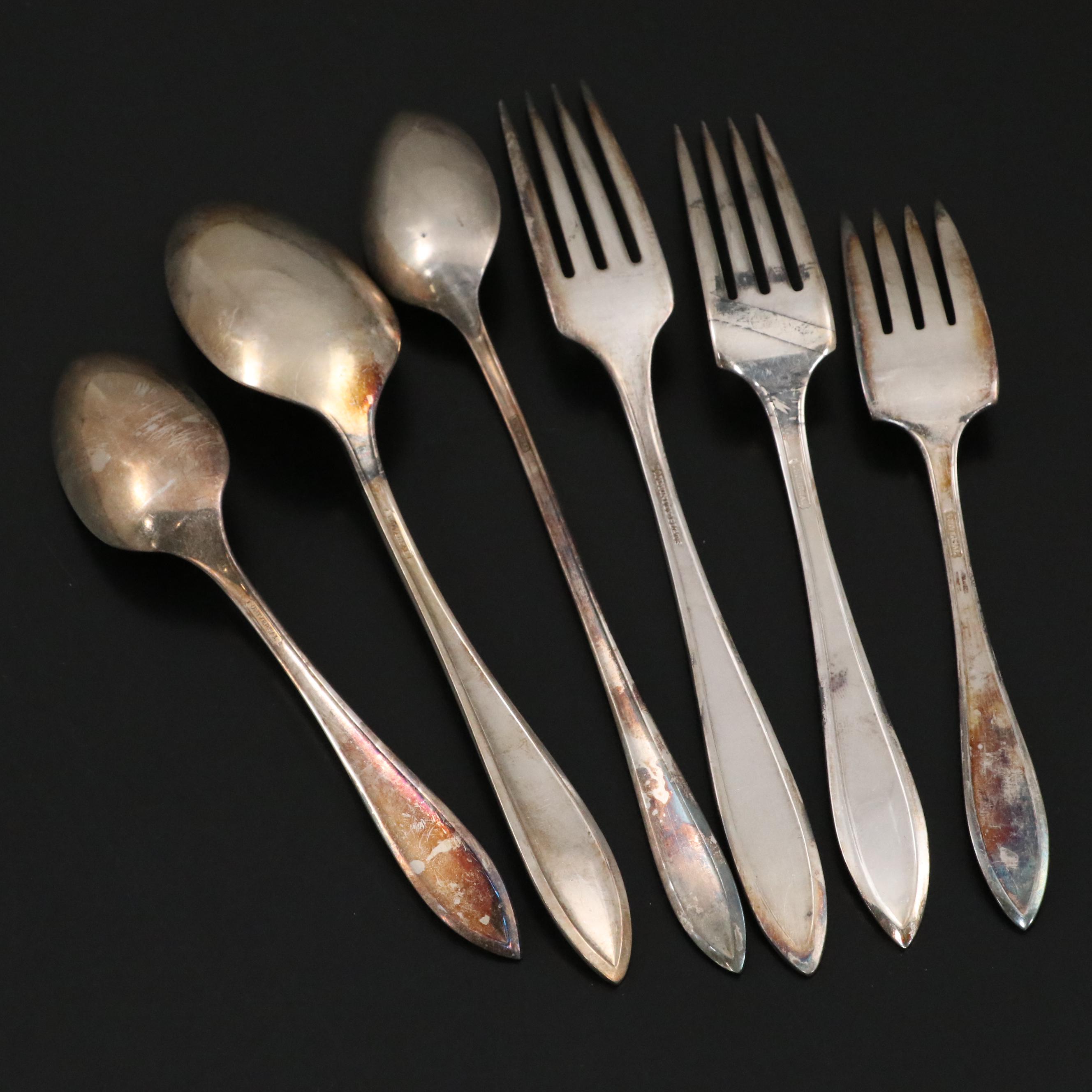 Silver Plate Flatware by Universal and Community Plate, Early to Mid-20th C.