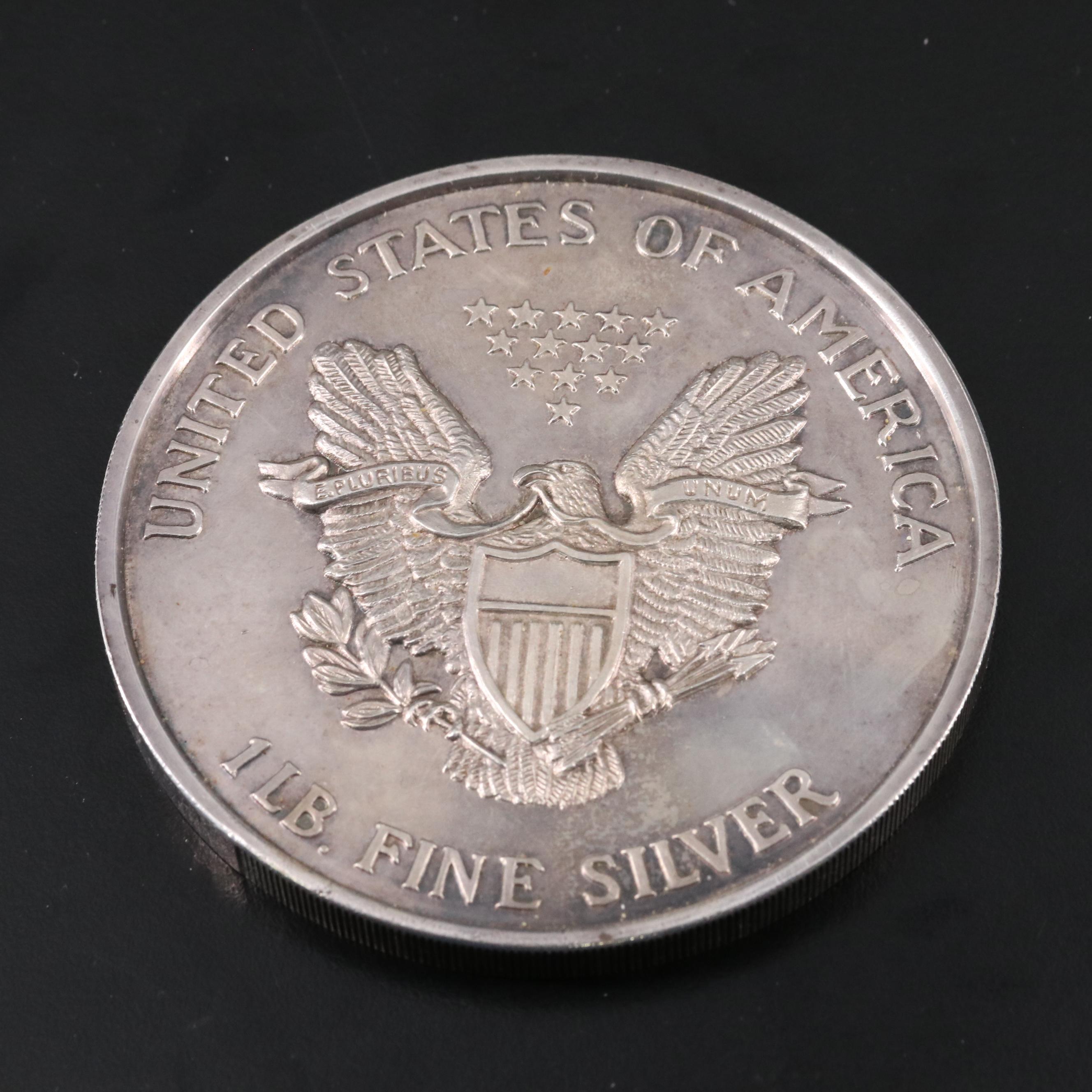 One Troy Pound Fine Silver Round