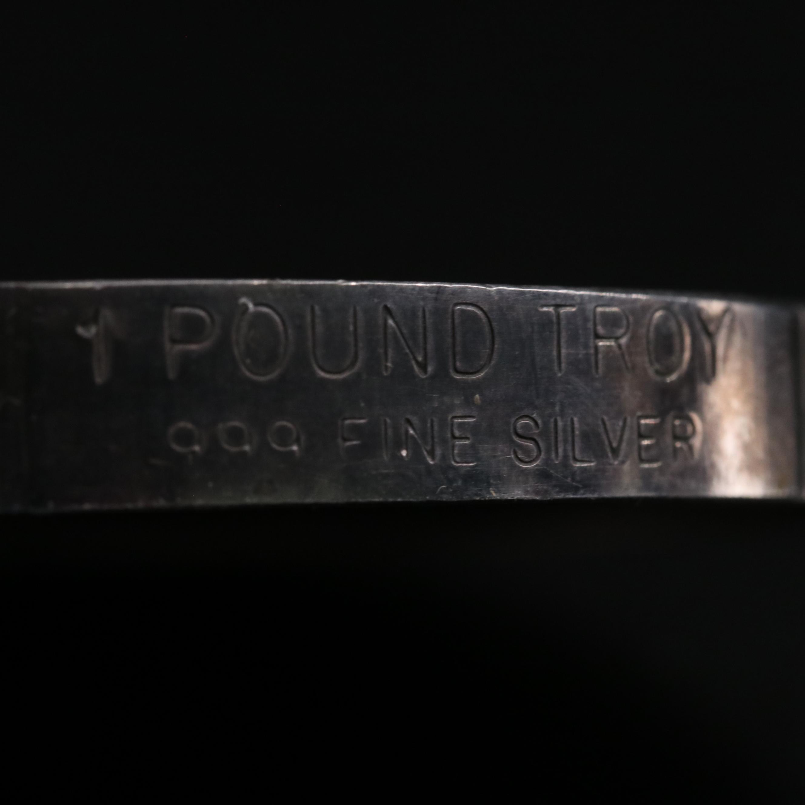 One Troy Pound Fine Silver Round