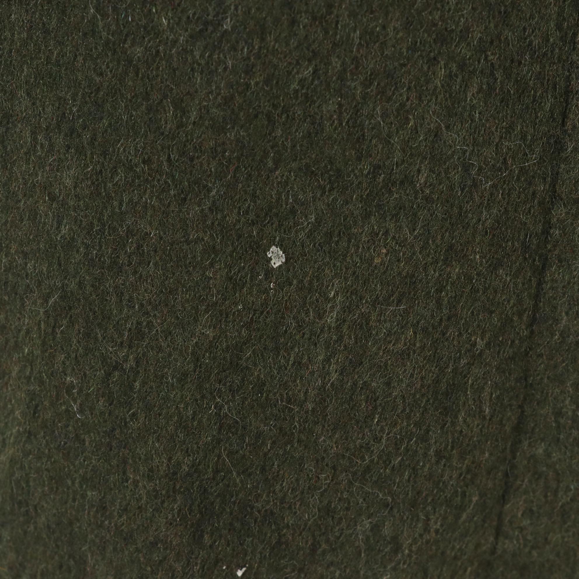 Kreation Karner Alpine Green Wool Coat with Contrast Edging, Late 20th Century