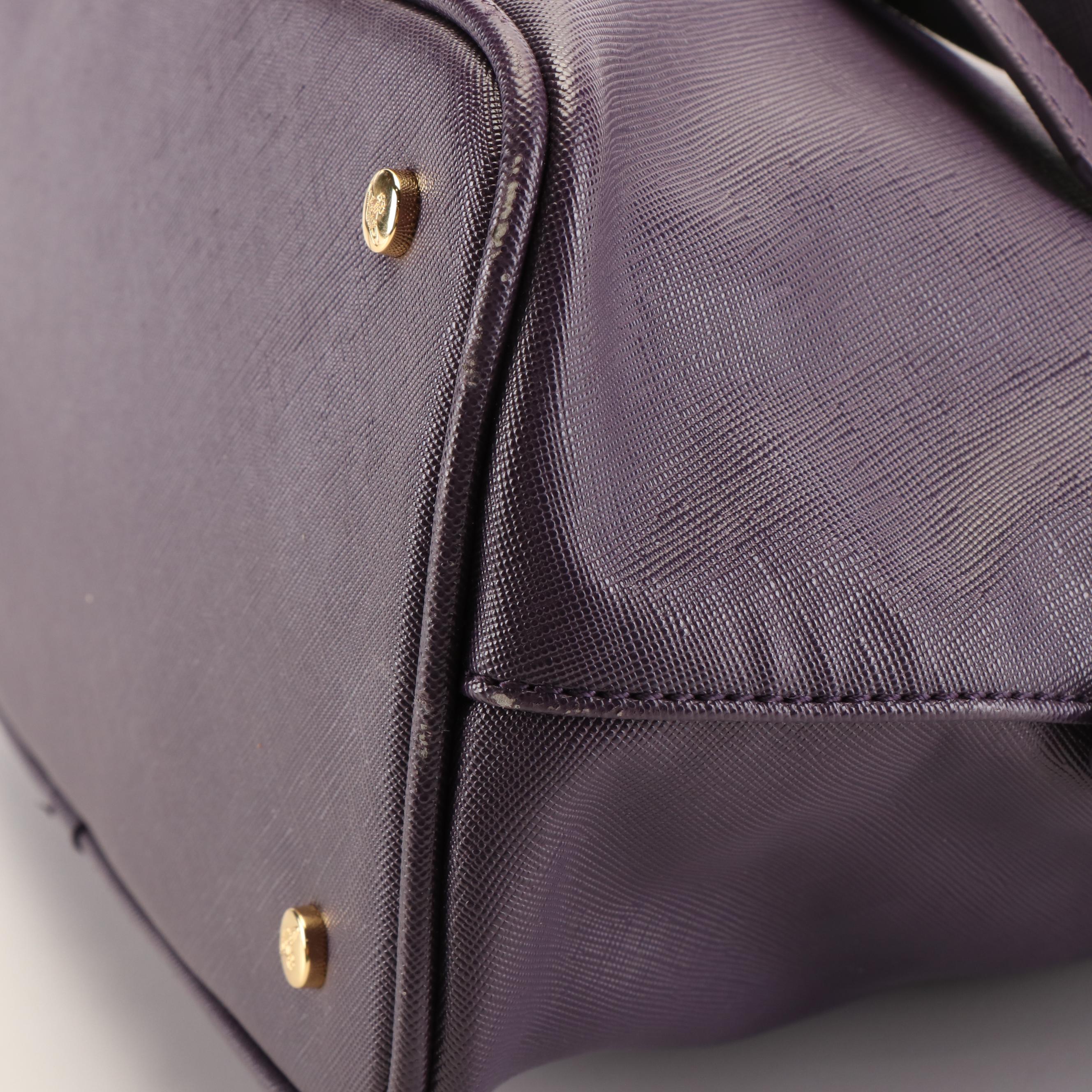 Vivienne Westwood Anglomania Saffiano Leather Convertible Handled Bag