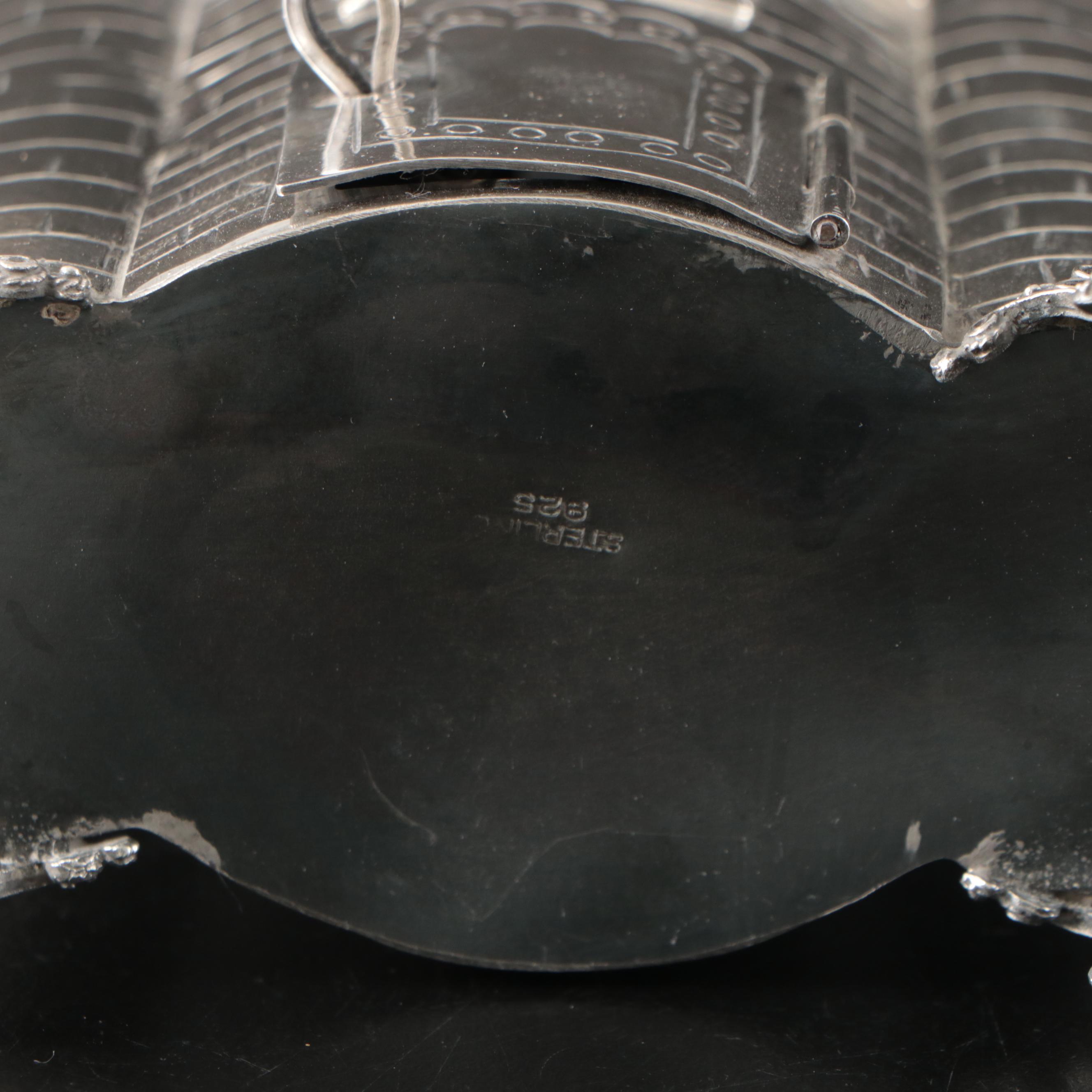 Sterling Judaica House Shaped Tzedakah Box