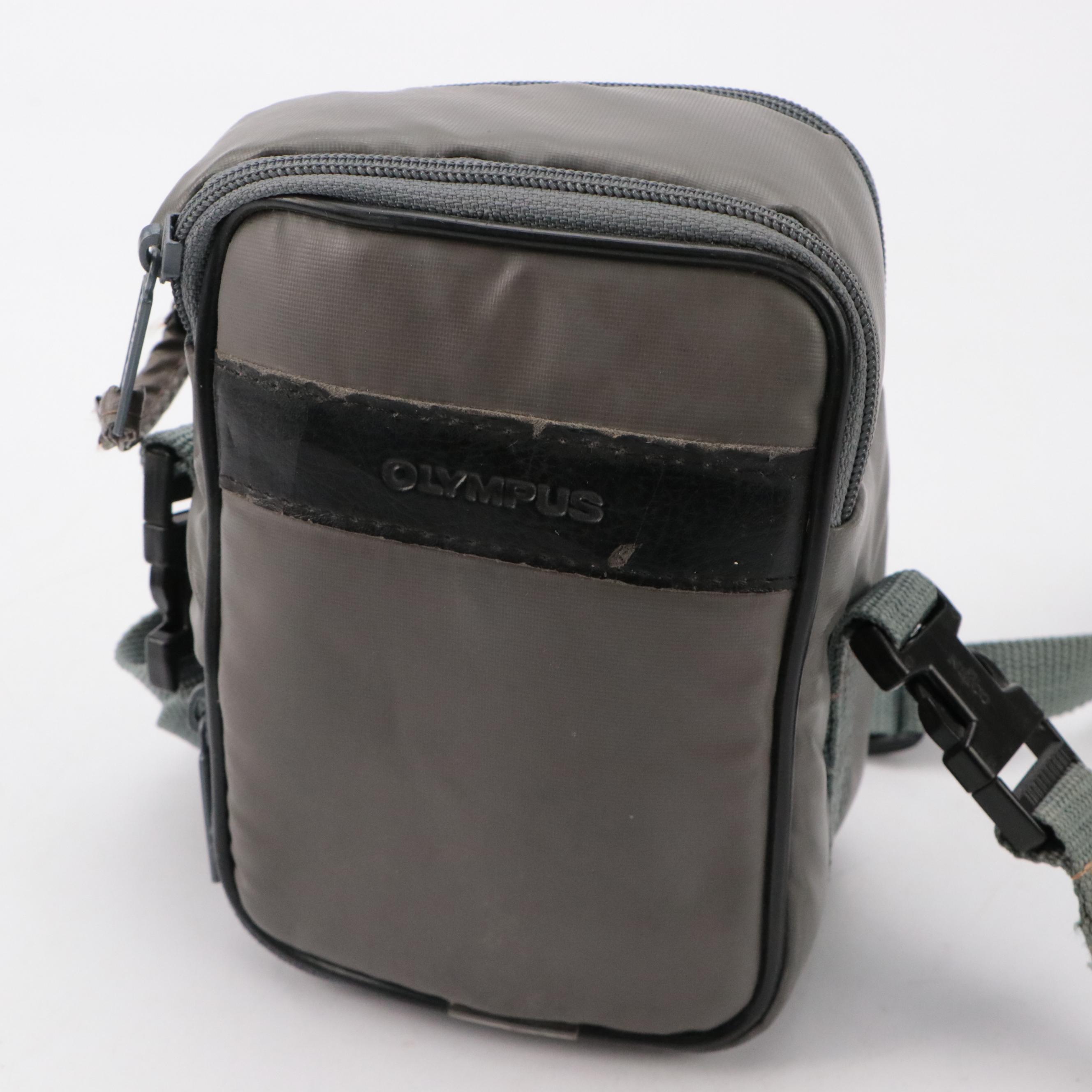 Mamiya ZE Quartz SLR Camera with Olympus Infinity SuperZoom 300 Camera