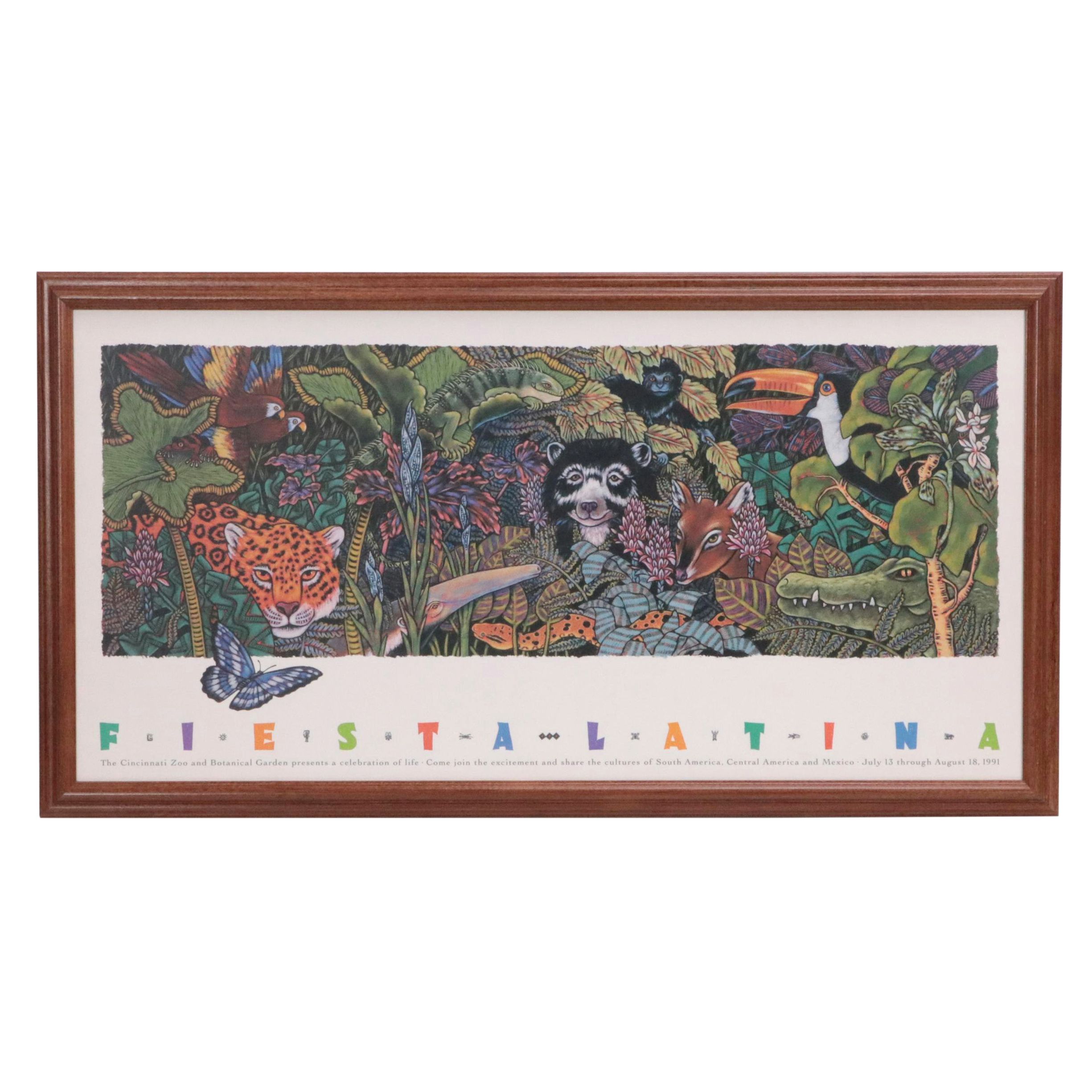 Cincinnati Zoo Posters Including "Cincinnati Zoo and Botanical Garden"