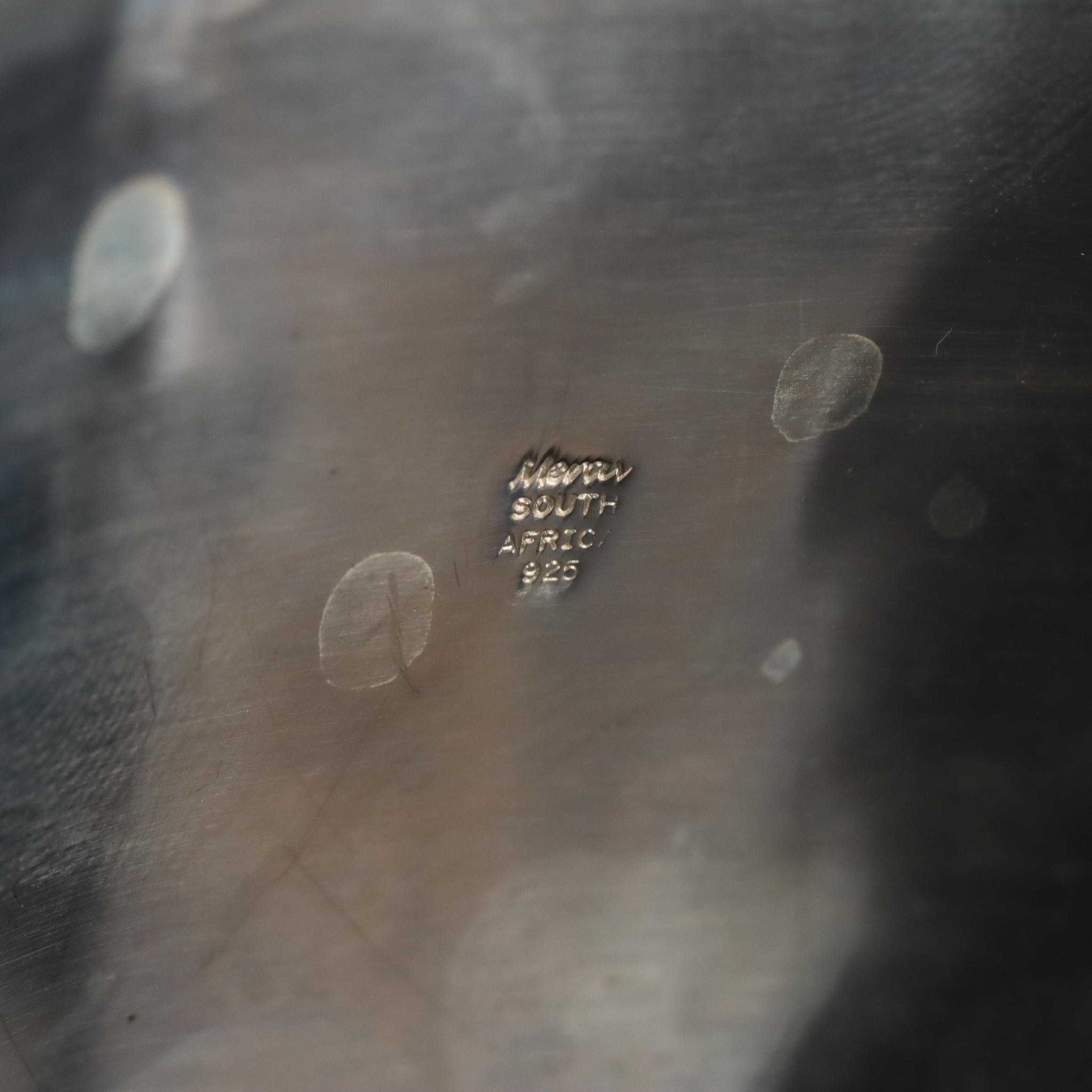 Sterling African Motif Tree Cuff