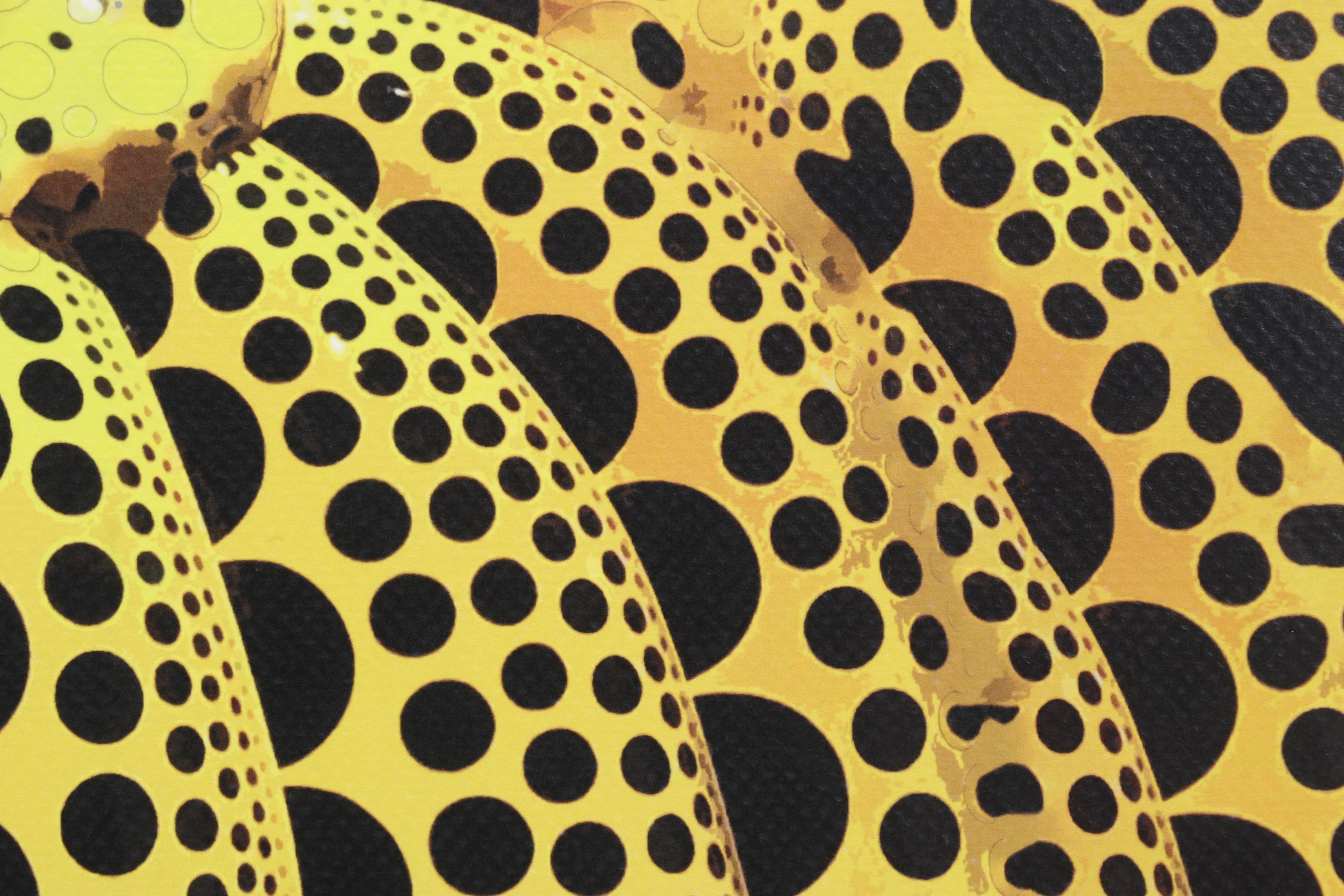 Death NYC Pop Art Graphic Print Homage to Yayoi Kusama and Charlie Brown, 2023