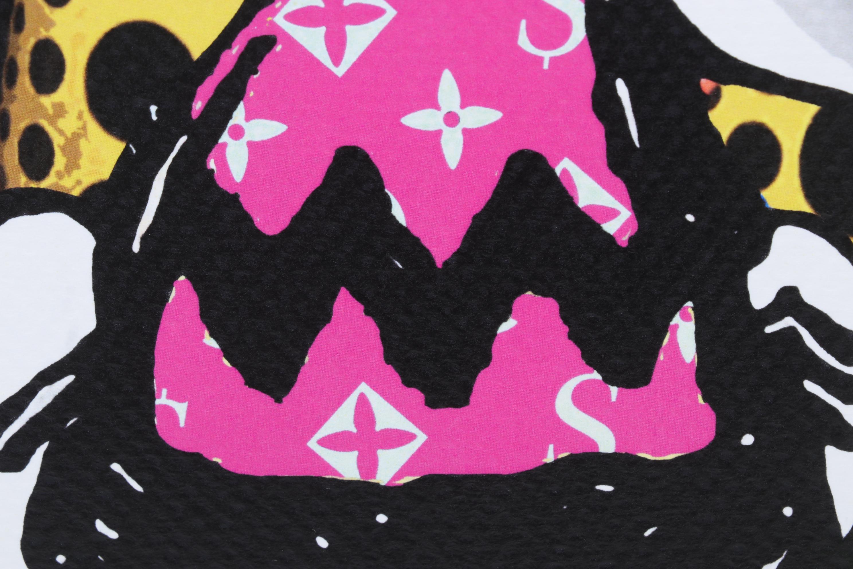 Death NYC Pop Art Graphic Print Homage to Yayoi Kusama and Charlie Brown, 2023