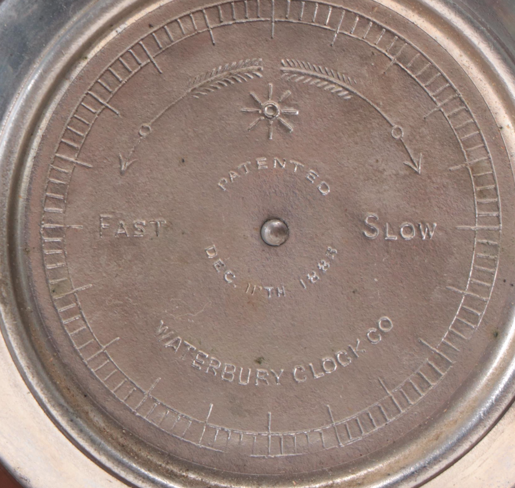 Waterbury Wooden Gingerbread Mantel Clock, Late 19th/Early 20th Century