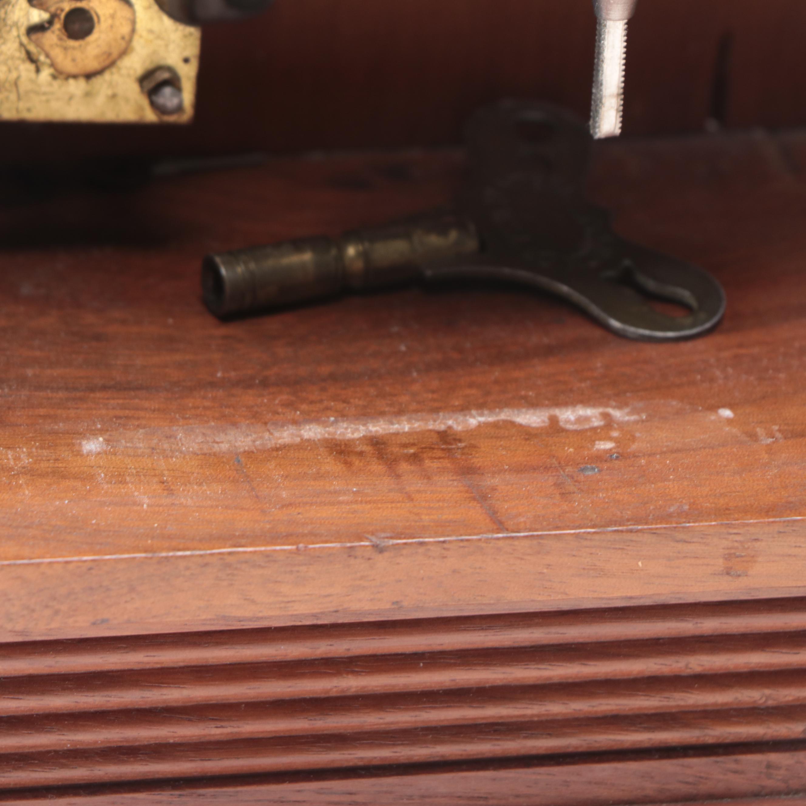 Waterbury Wooden Gingerbread Mantel Clock, Late 19th/Early 20th Century