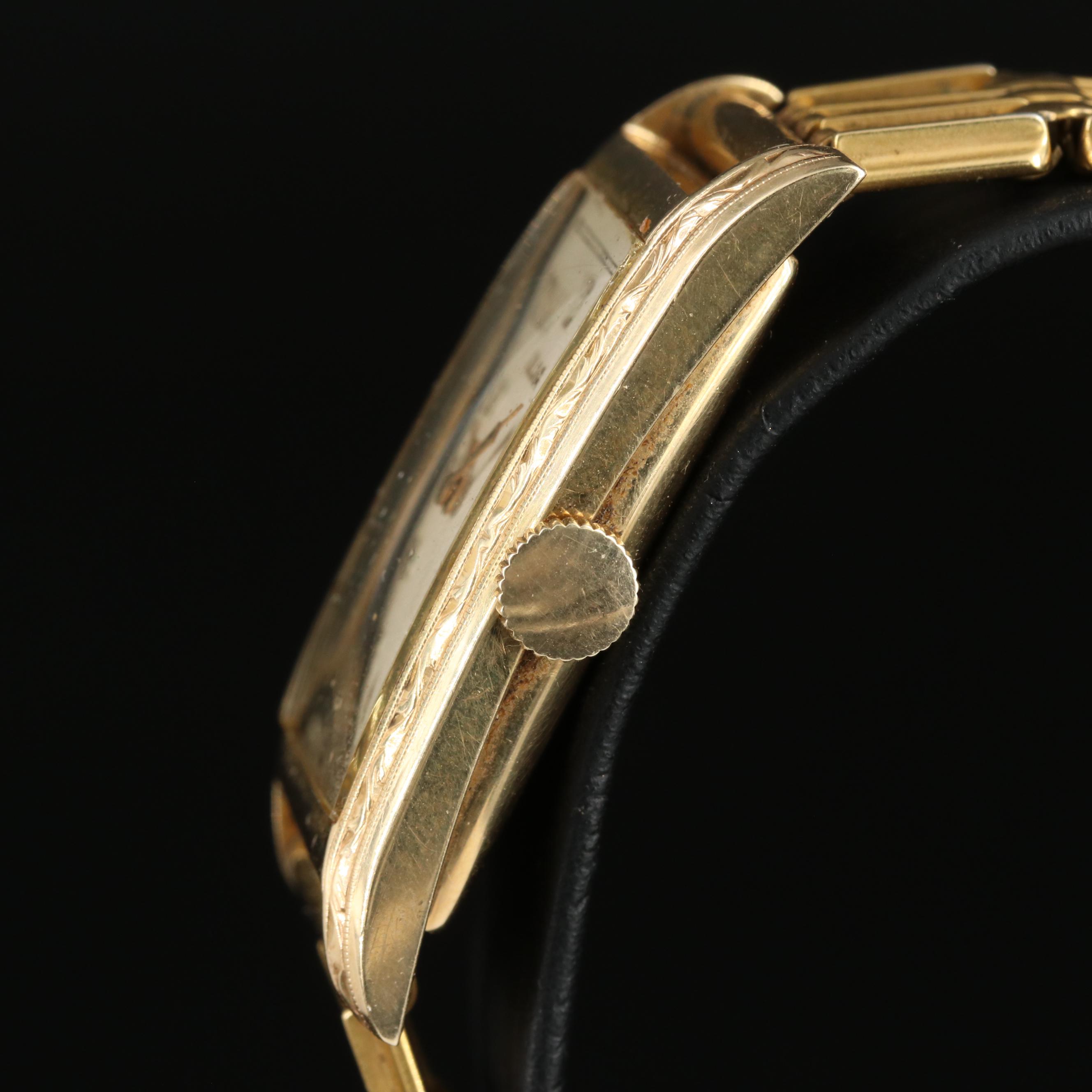 14K Bulova Manual Wing Vintage Watch