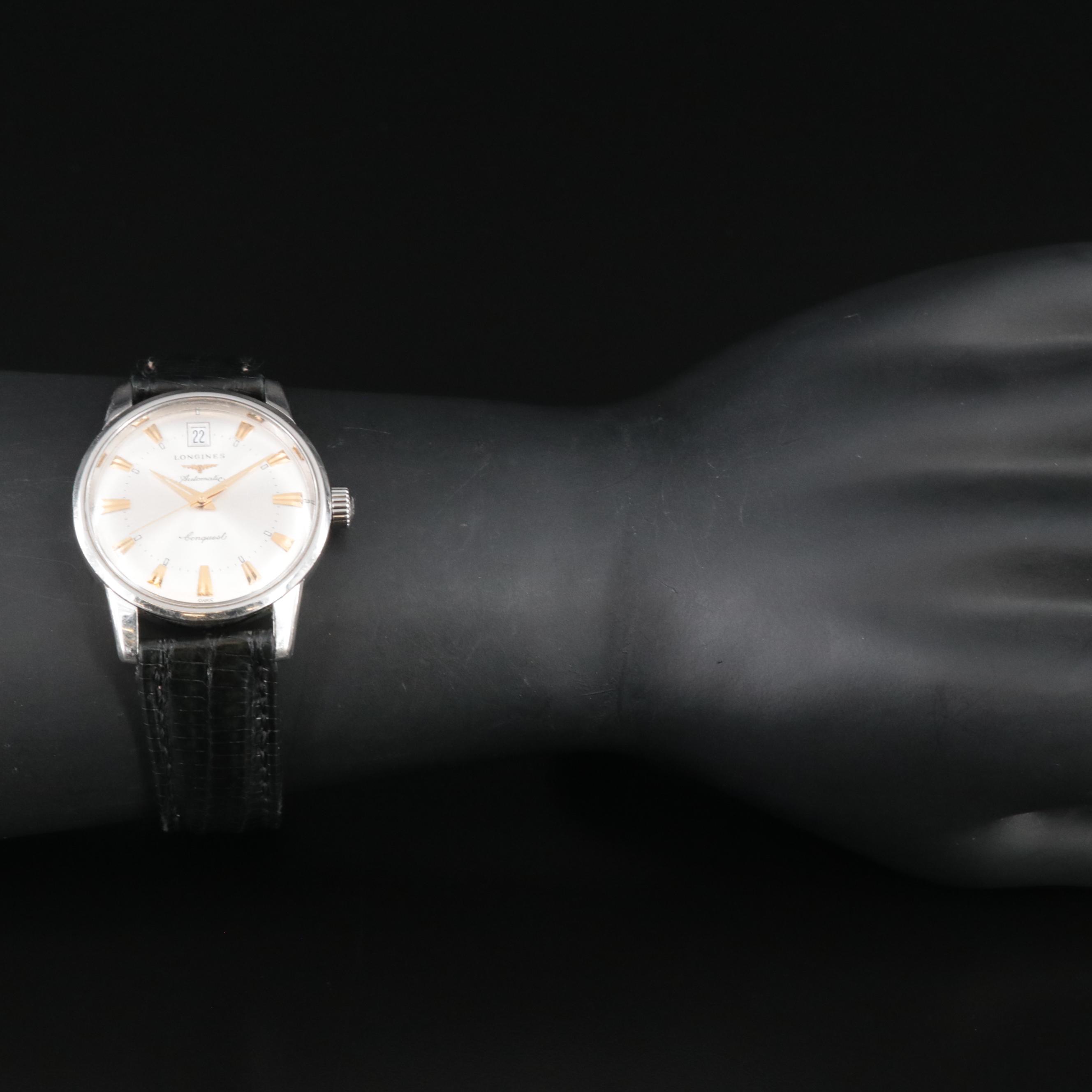 Longines Conquest Heritage 35MM Steel Automatic Watch