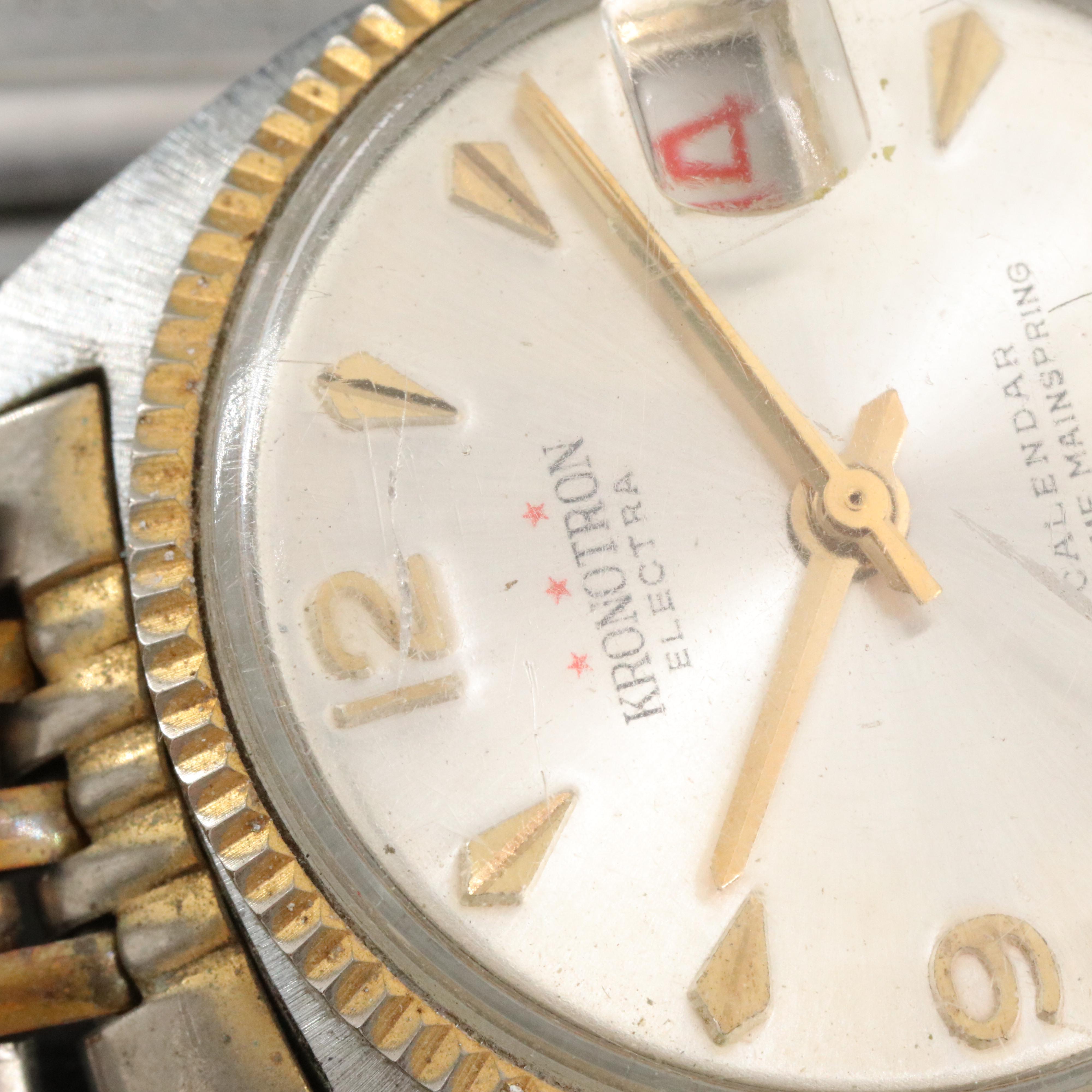 Kronotron Electra Calendar Stem Wind Watch