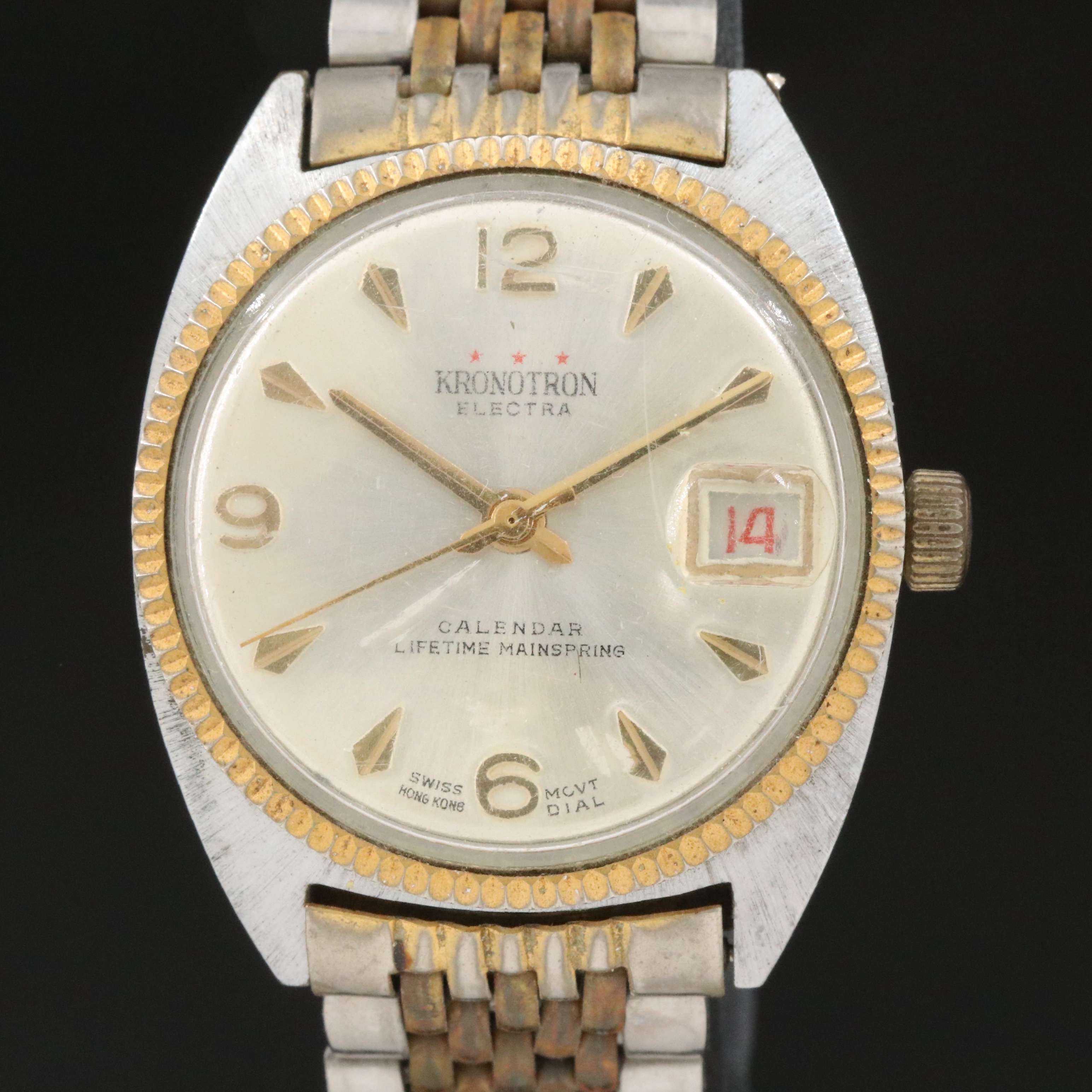 Kronotron Electra Calendar Stem Wind Watch