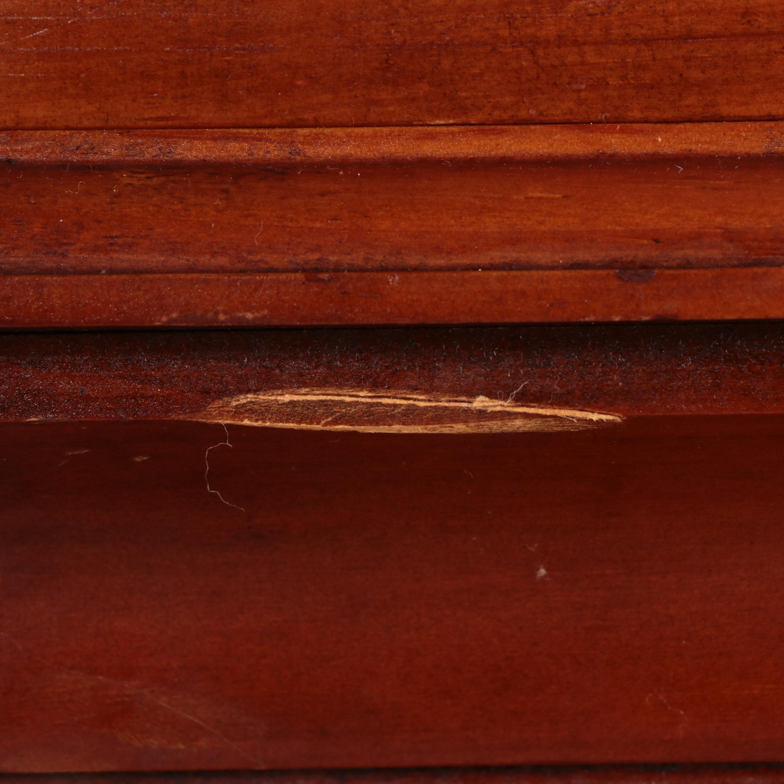 Federal Style Pine Grandmother Clock, Mid-20th Century