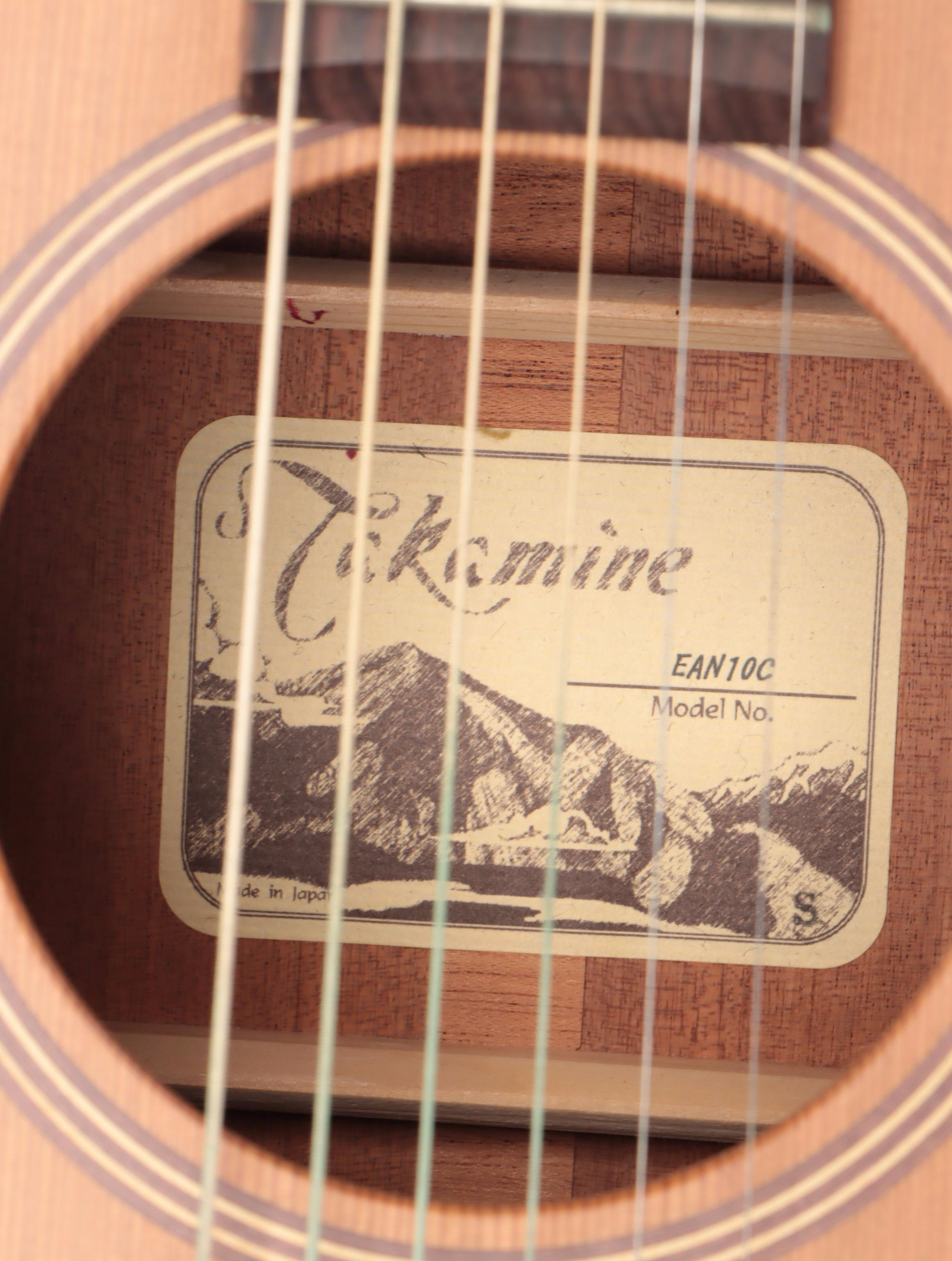 Takamine EAN10C Acoustic-Electric Guitar with Hardshell Case, Early 21st Century