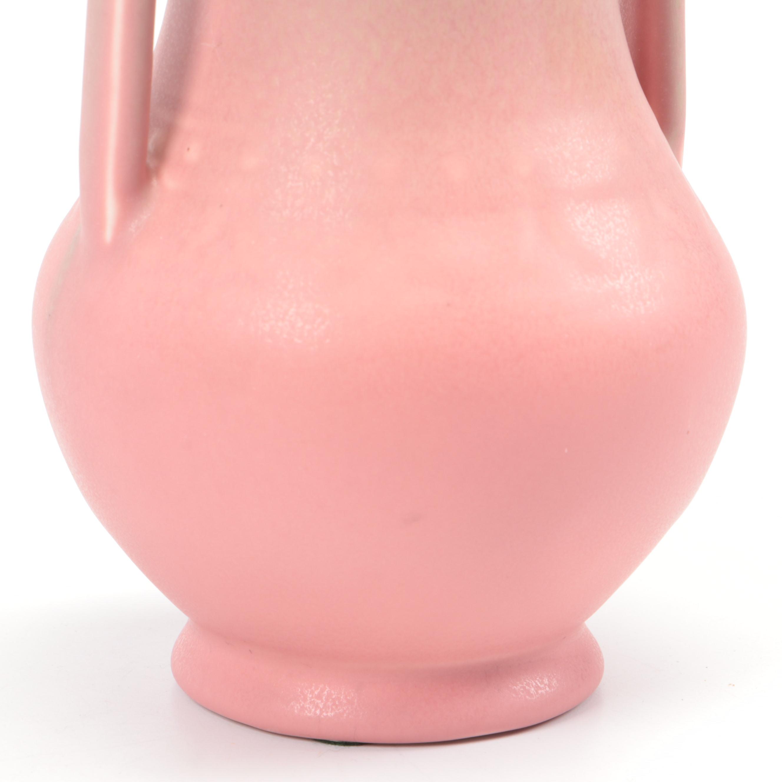 Rookwood Pottery Art Deco Style Pink Ceramic Vase, 1932