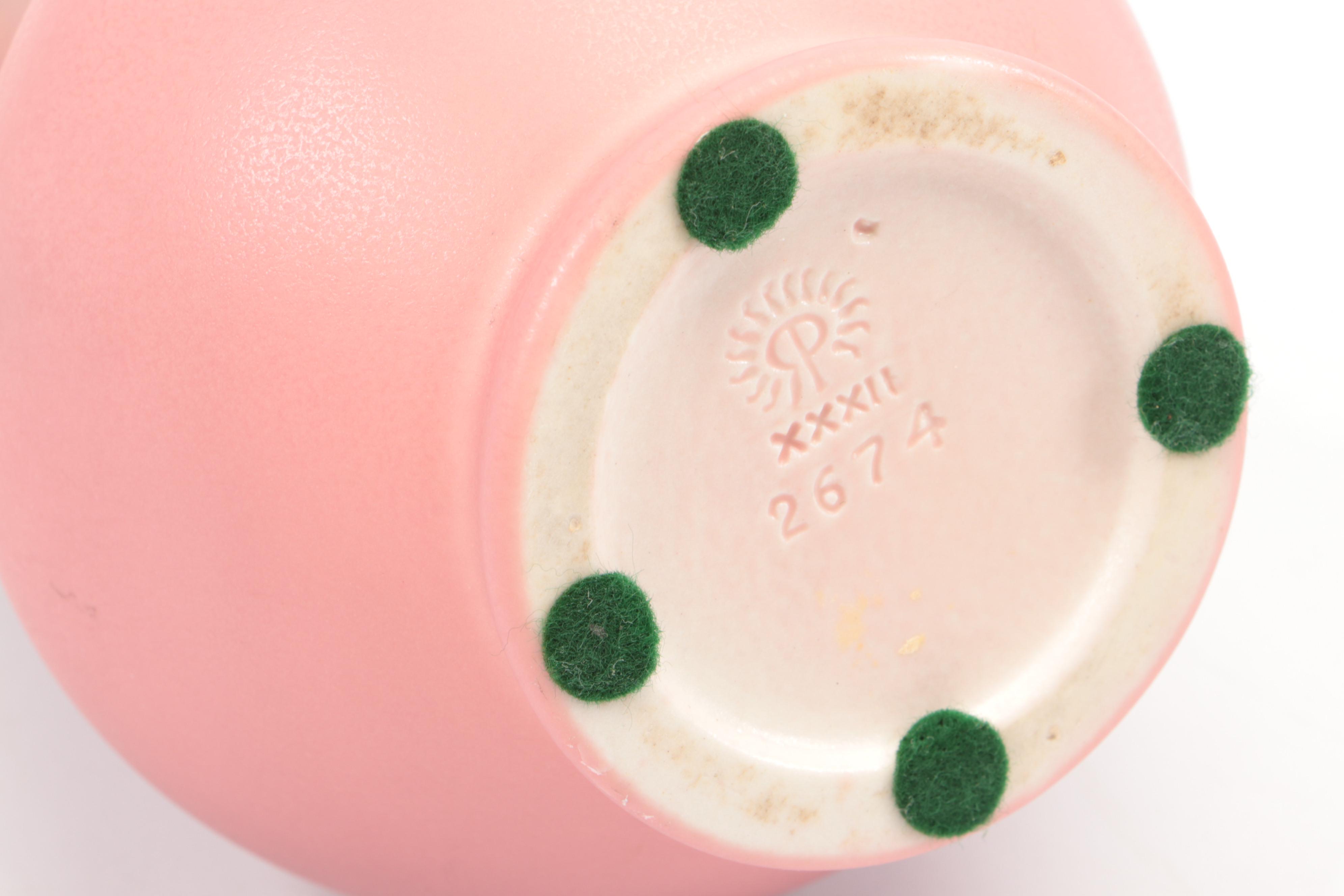 Rookwood Pottery Art Deco Style Pink Ceramic Vase, 1932