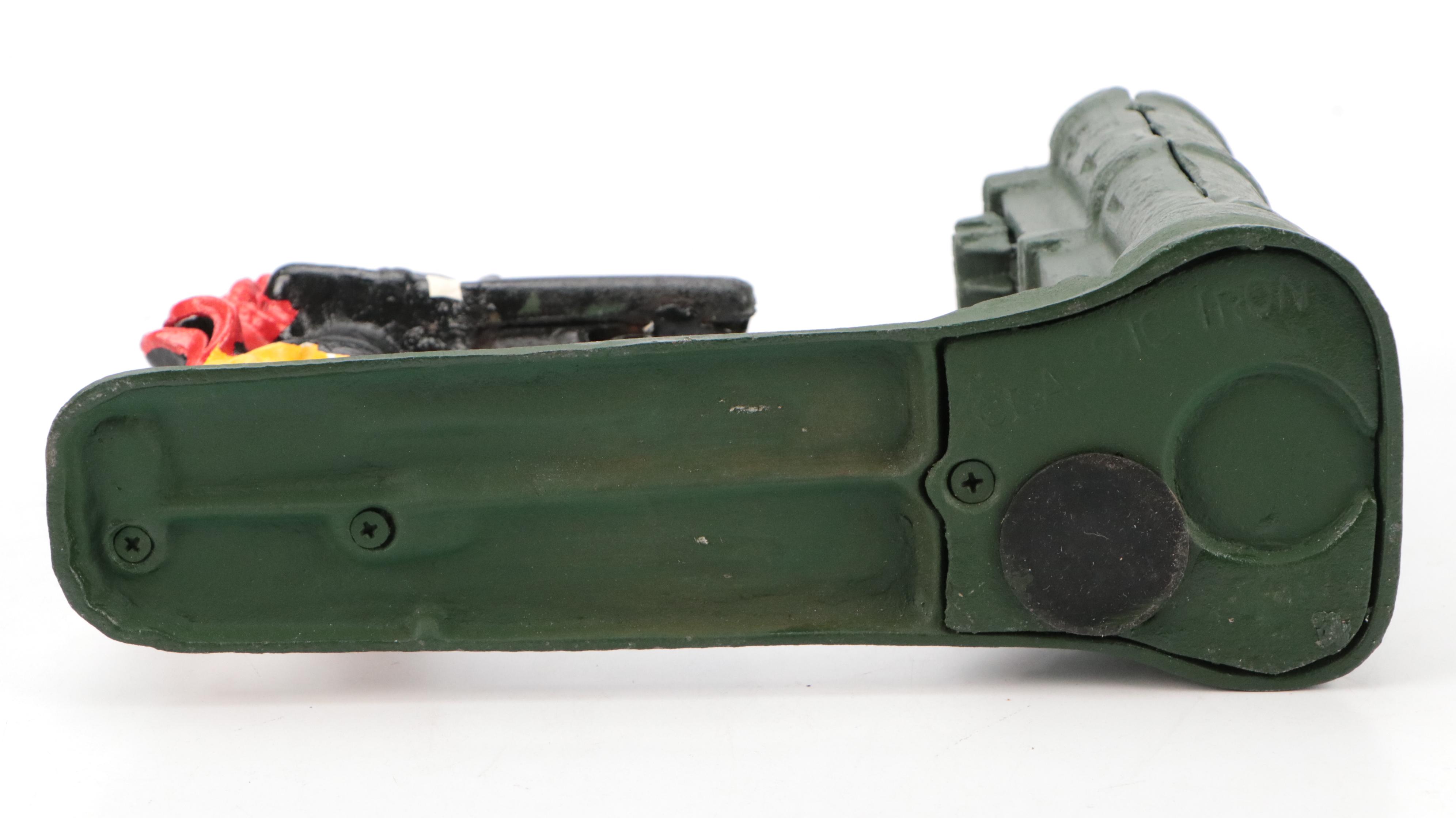 Painted Cast Iron Mechanical Coin Banks