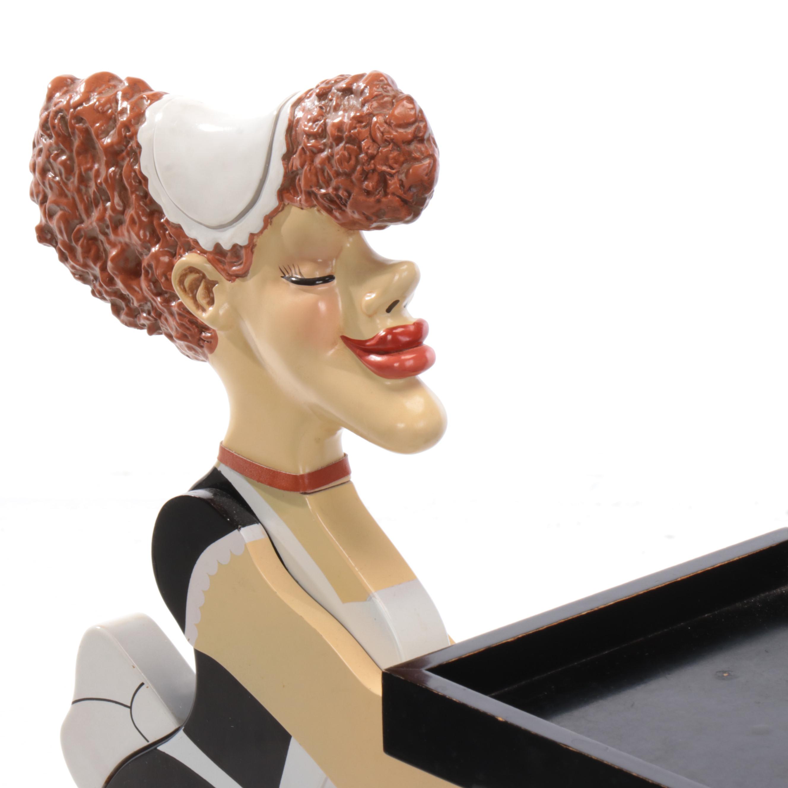 Bombay Company "Millie the Maid" and "James the Butler" Side Tables