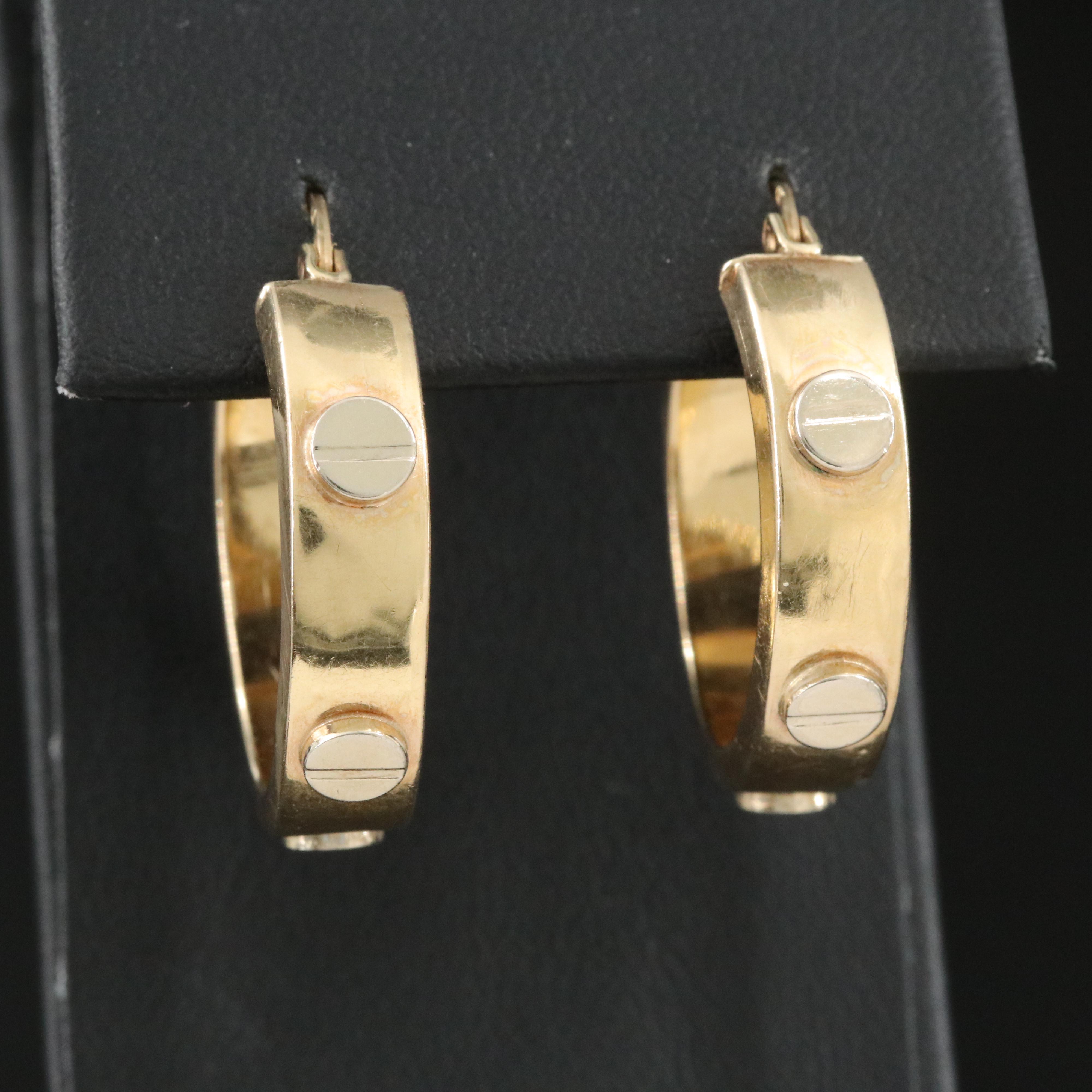 14K Hoop Earrings