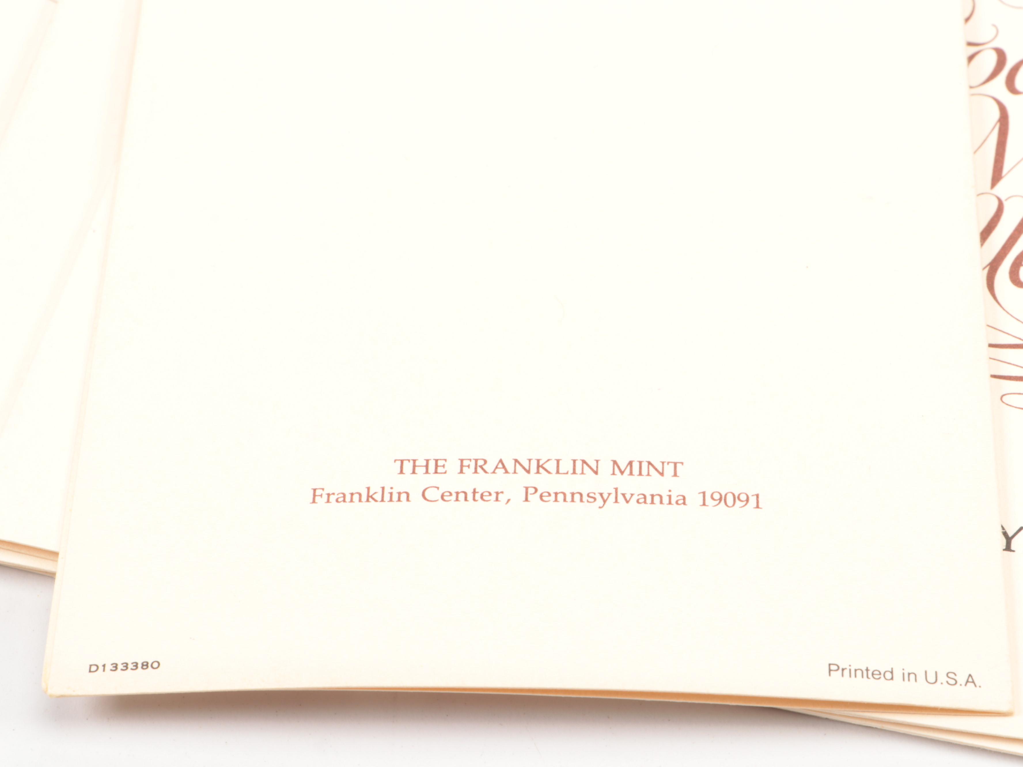 The Franklin Mint Sterling Silver Good Luck Medal Collection