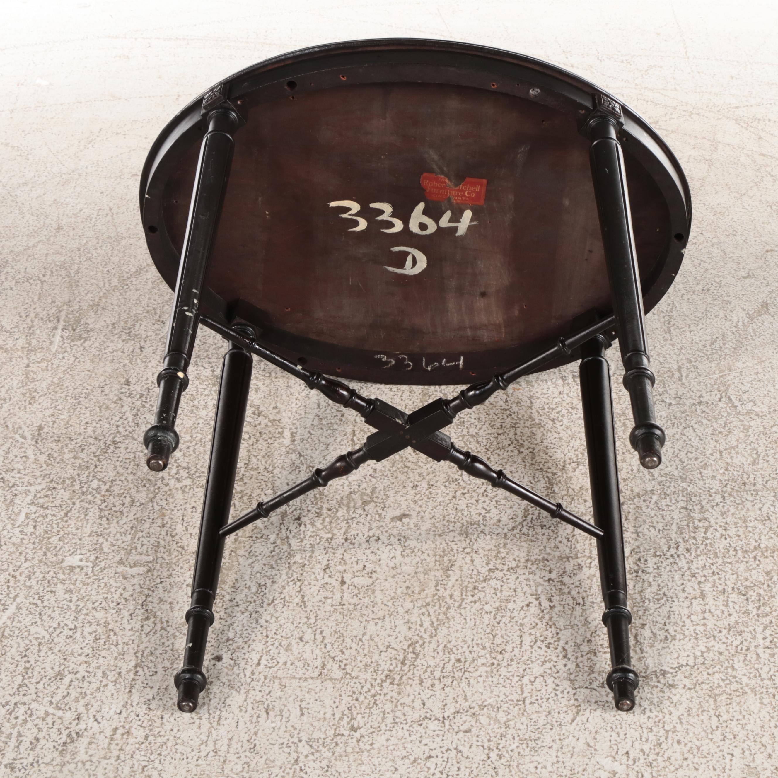 Robert Mitchell Furniture Co. Federal Style Mahogany Side Table, Early 20th C.