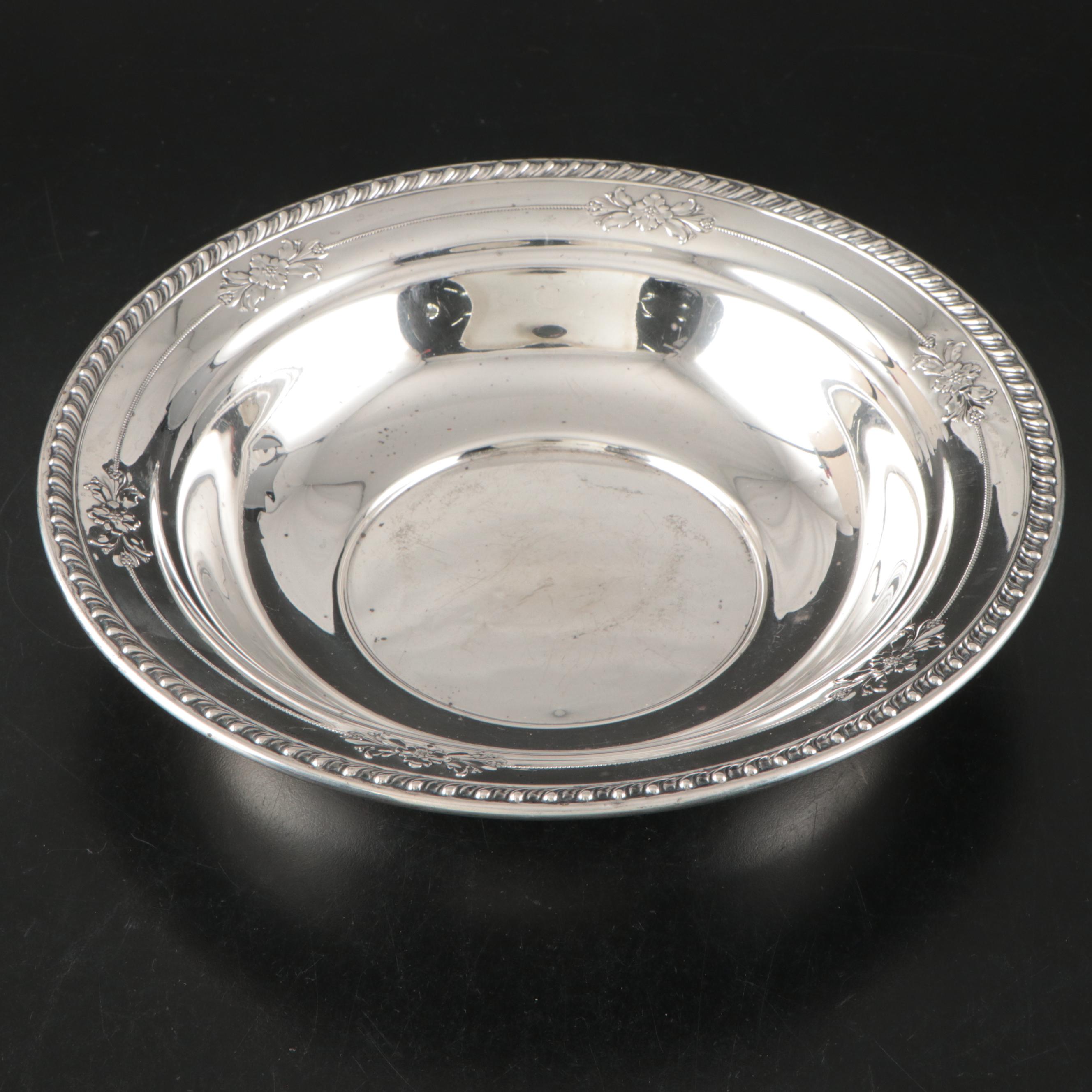 Gorham Sterling Silver Nut Bowls with American Sterling Serveware and Candelabra