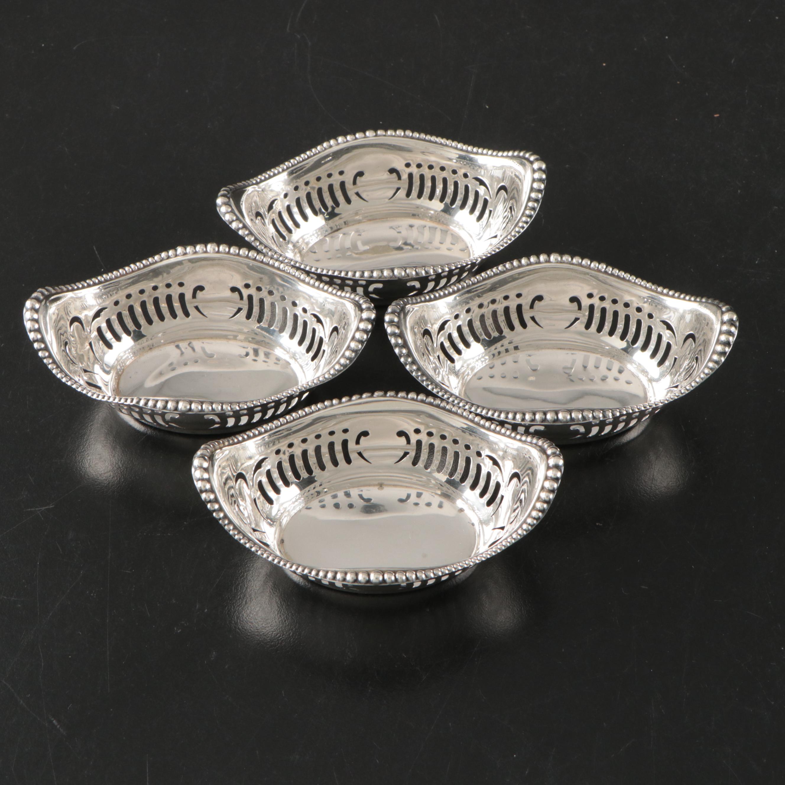 Gorham Sterling Silver Nut Bowls with American Sterling Serveware and Candelabra